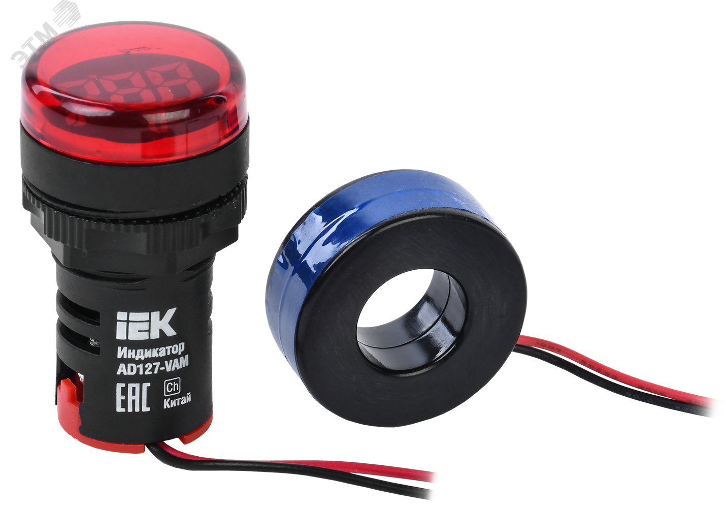 Изображение товара Индикатор напряжения и тока AD127-VAM для электрических сетей