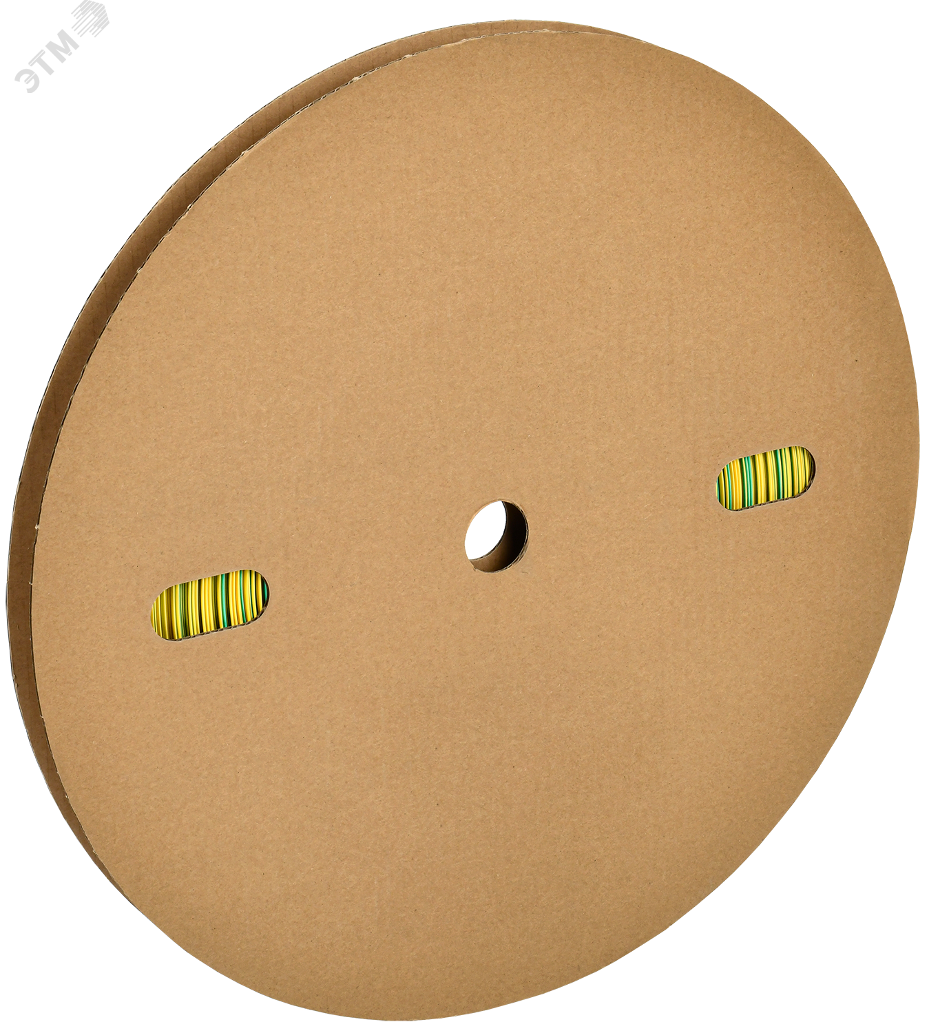 Изображение товара Трубка термоусадочная ТУТ 22/11 желто-зеленая от IEK, 100 м