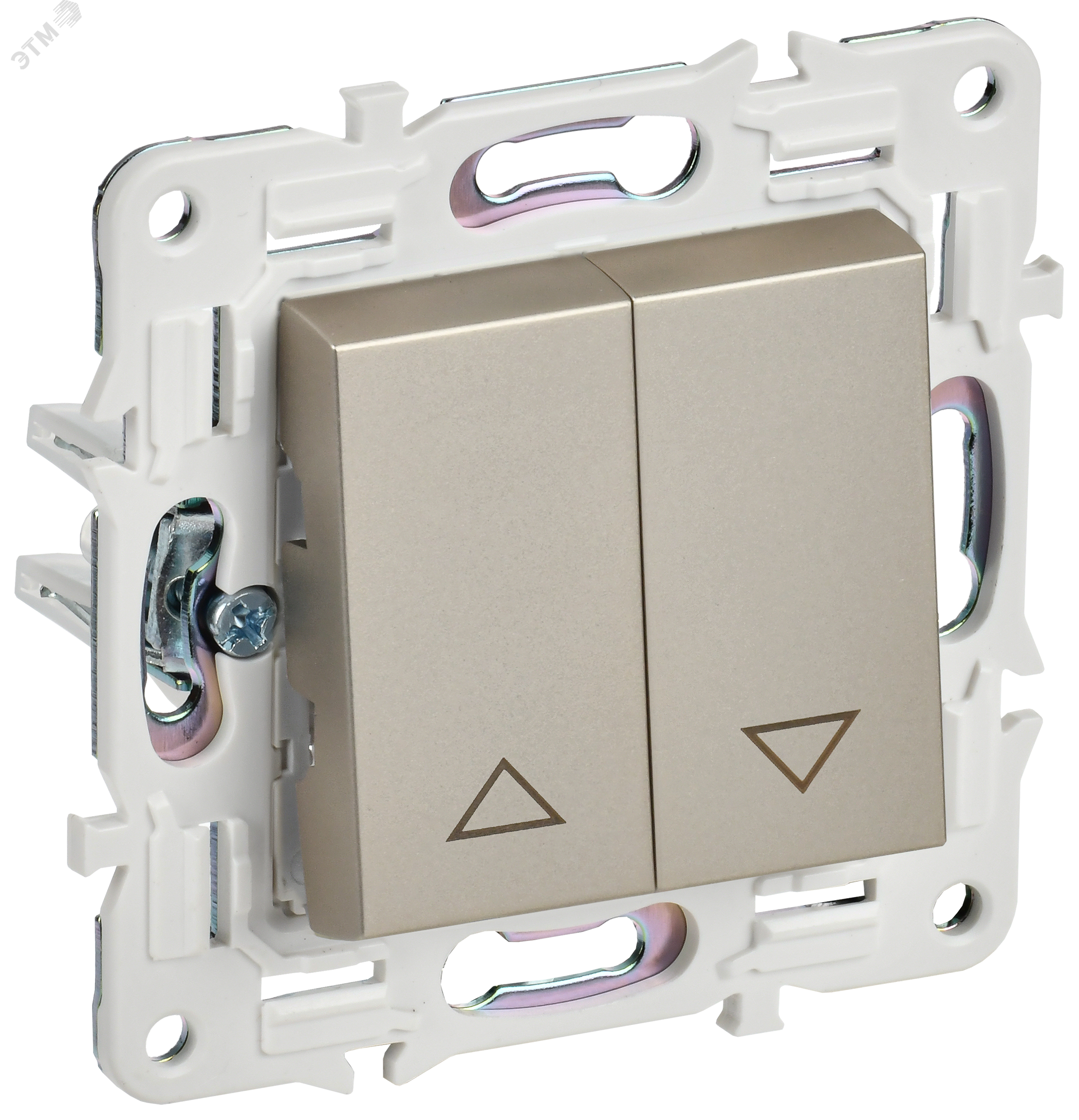 Изображение товара Выключатель жалюзи SKANDY 10А IP20 шампань IEK