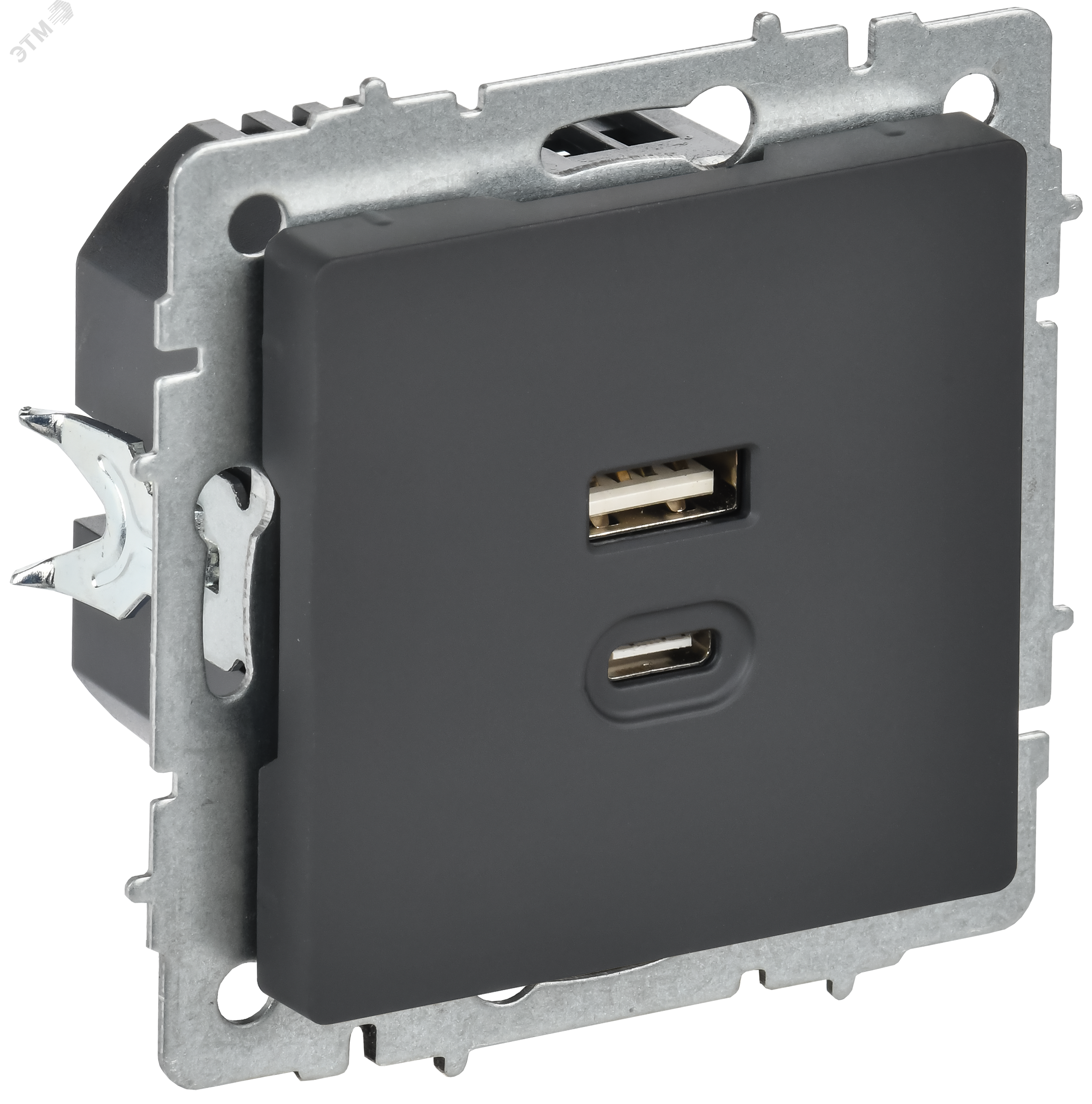 Изображение товара BRITE Розетка USB A+C 45Вт высокоскоростная зарядка РЮ11-2-БрГ