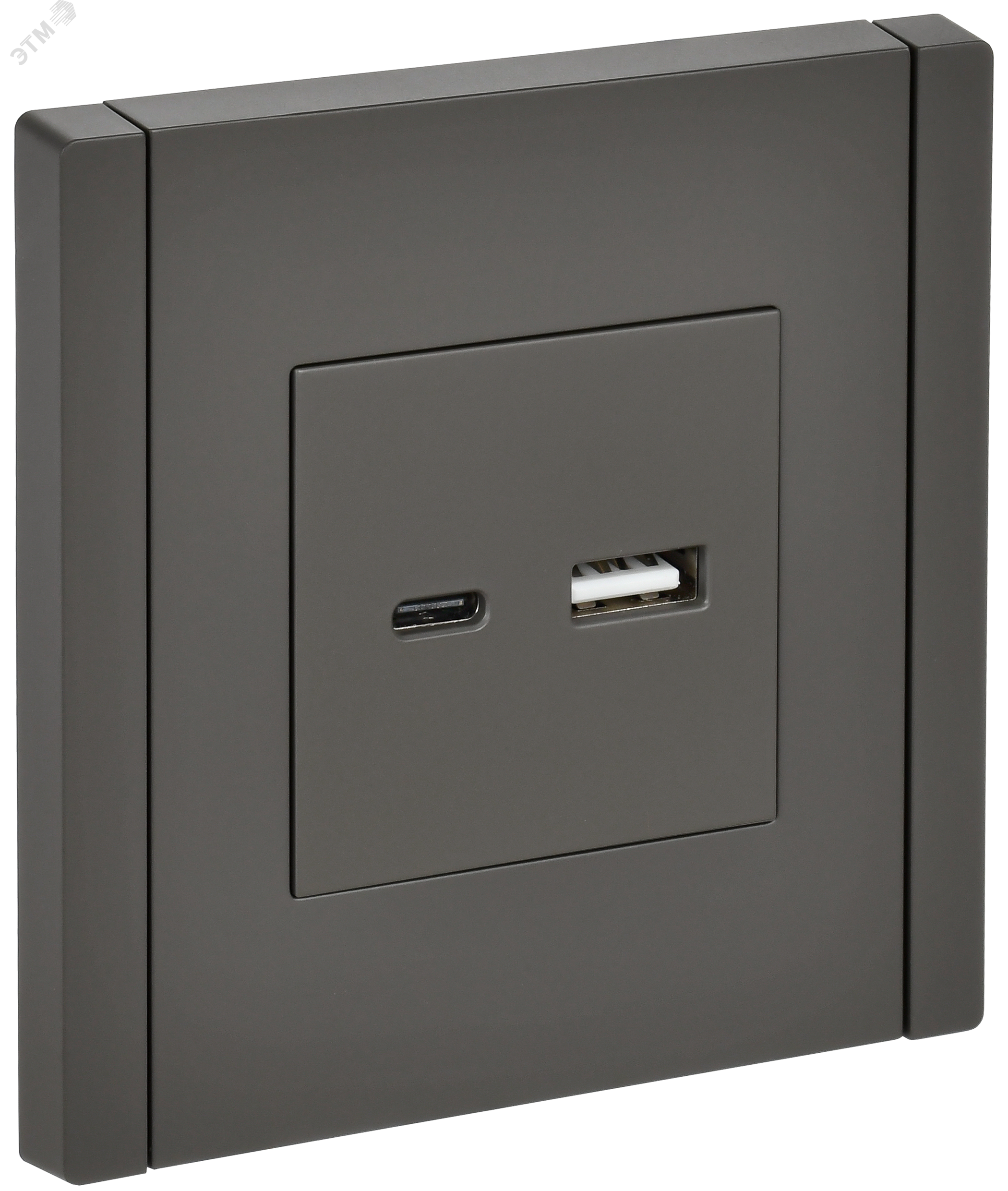 Изображение товара Розетка USB A+C 3,1А FORTE&PIANO FP350 серый IEK