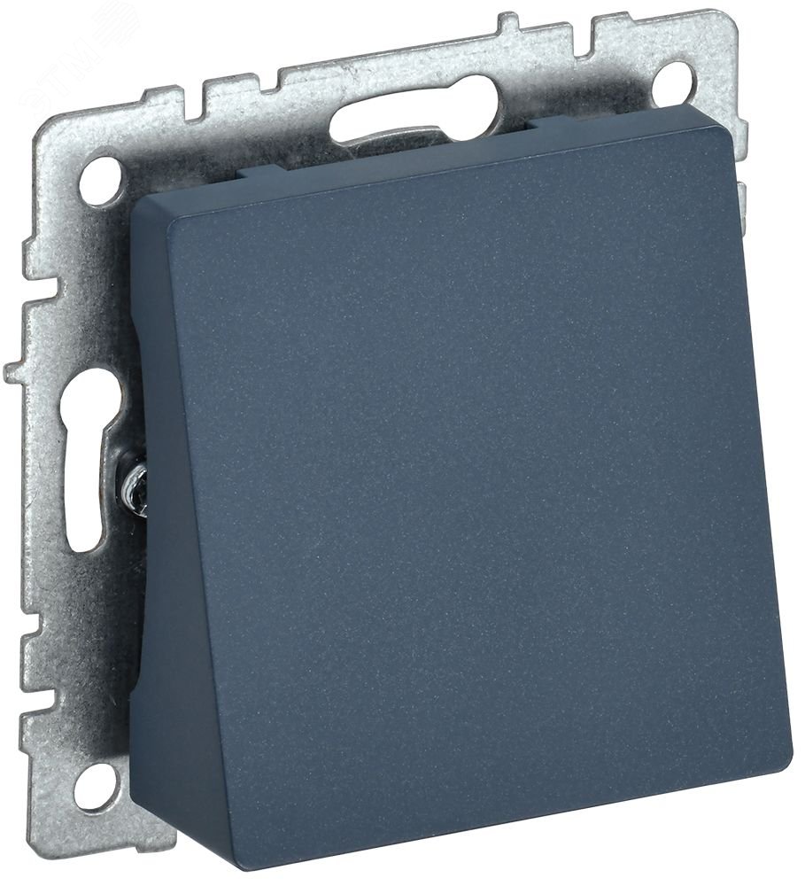 Изображение товара Вывод кабеля МВ10-БрМ маренго серия BRITE от IEK для скрытого монтажа 1 пост серый