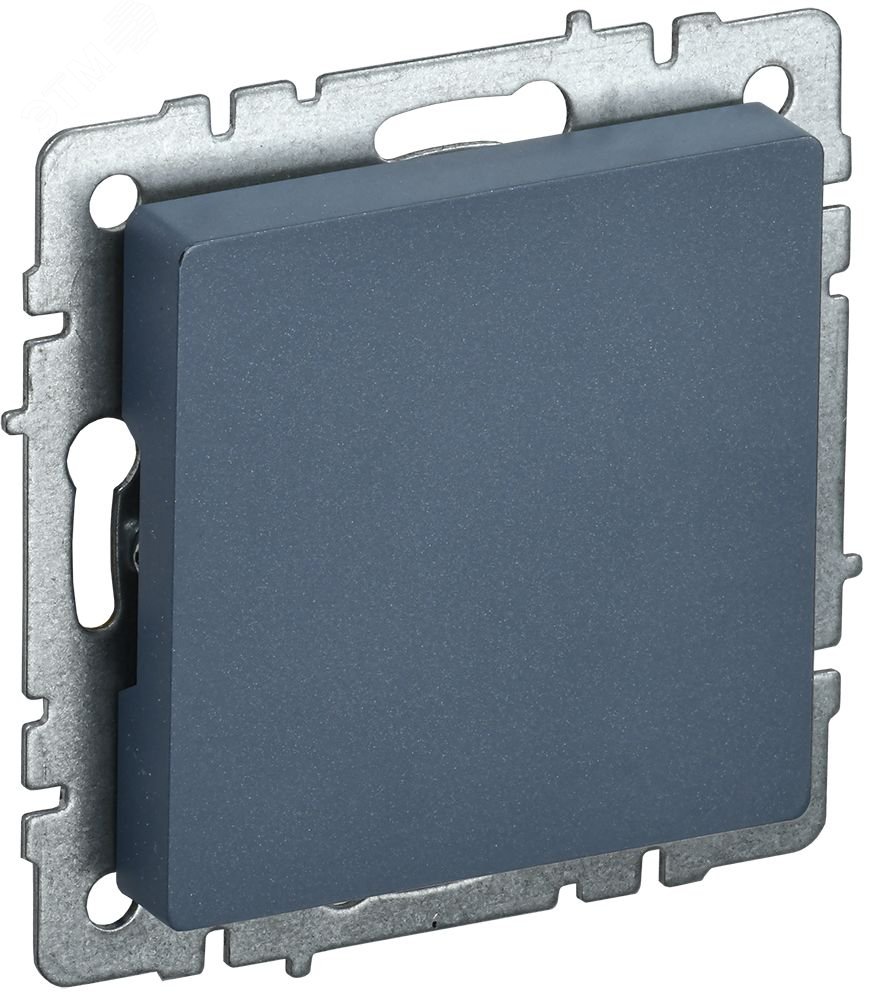 Изображение товара Заглушка с суппортом МЗ10-БрМ маренго серия BRITE IEK надежное решение для электромонтажа