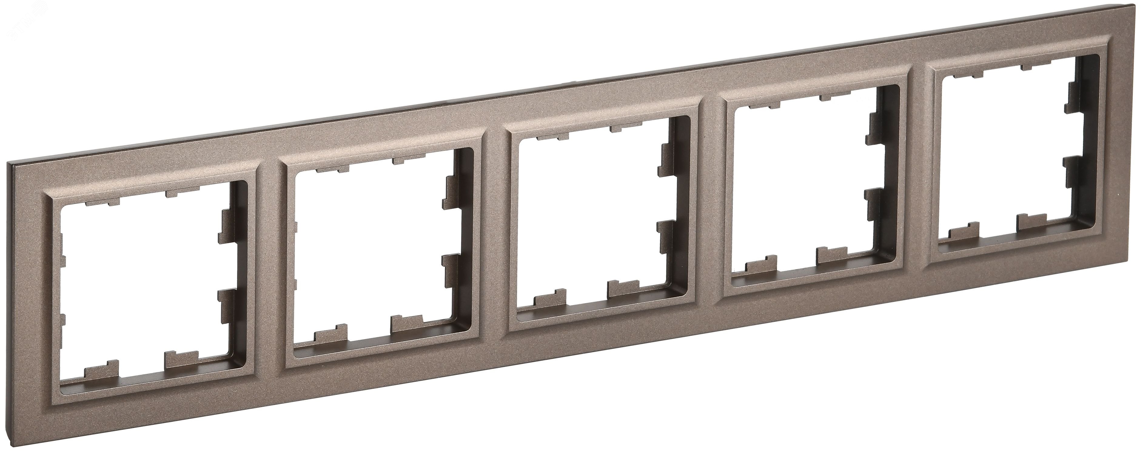 Изображение товара Рамка 5 постов BRITE из бронзы для электроустановочных изделий