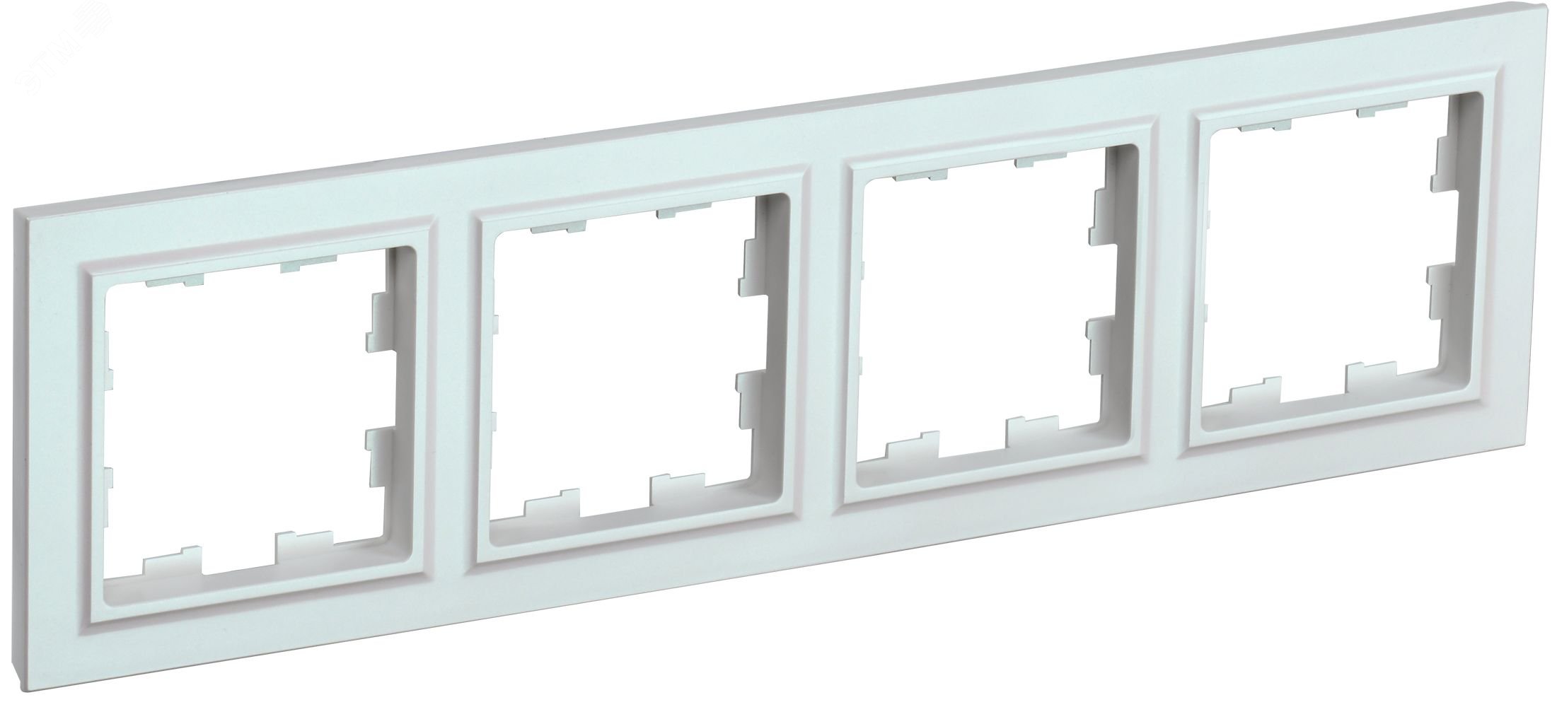 Изображение товара Рамка 4 поста BRITE РУ-4-БрЖ жемчуг пластиковая для электроустановок