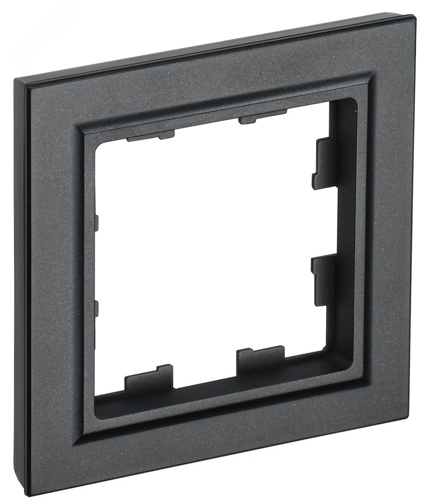 Изображение товара Рамка 1 пост РУ-1-БрЧ черный от BRITE для современного интерьера