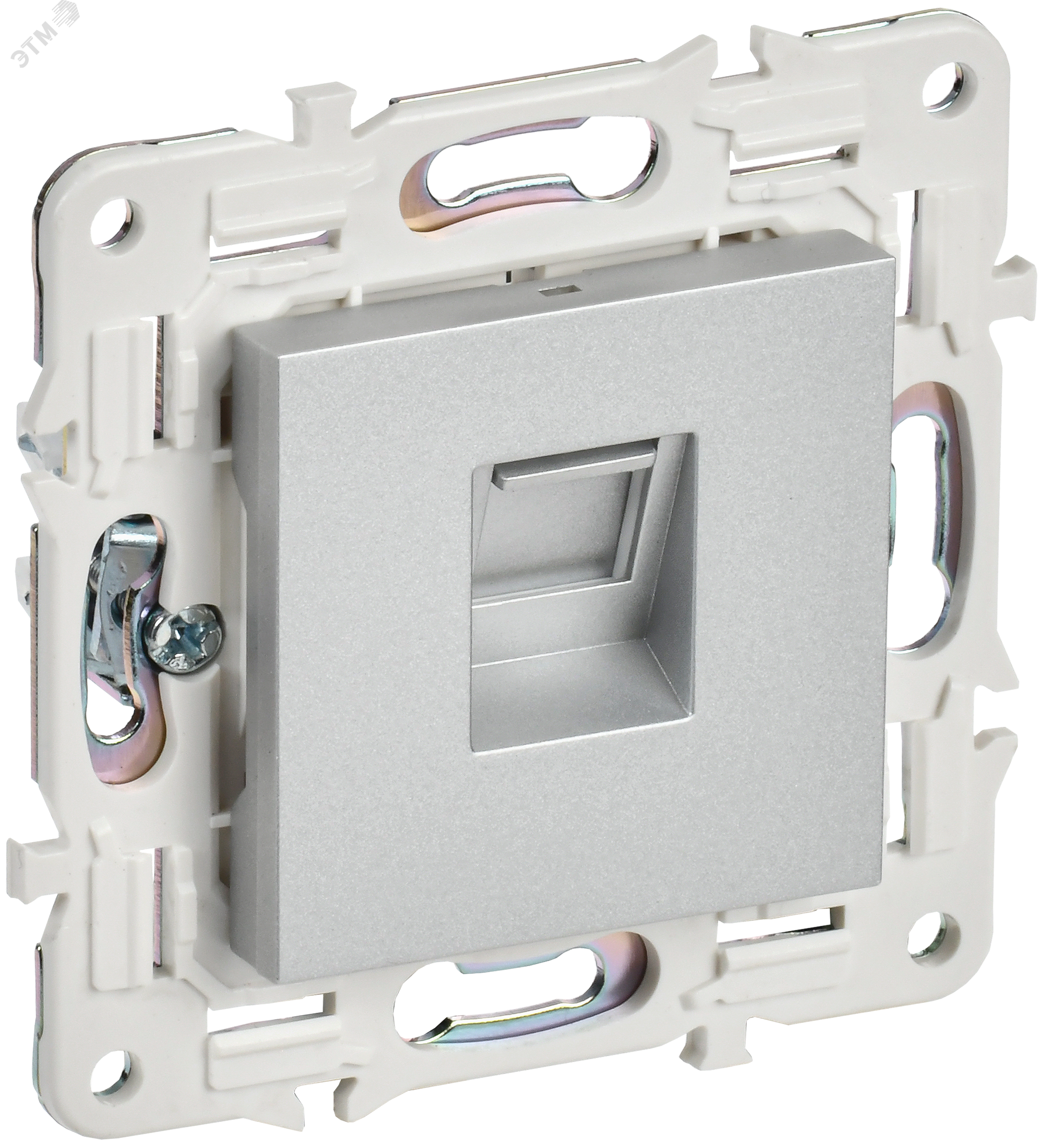 Изображение товара Розетка компьютнерная RJ45 кат6 SKANDY Серебристый IEK