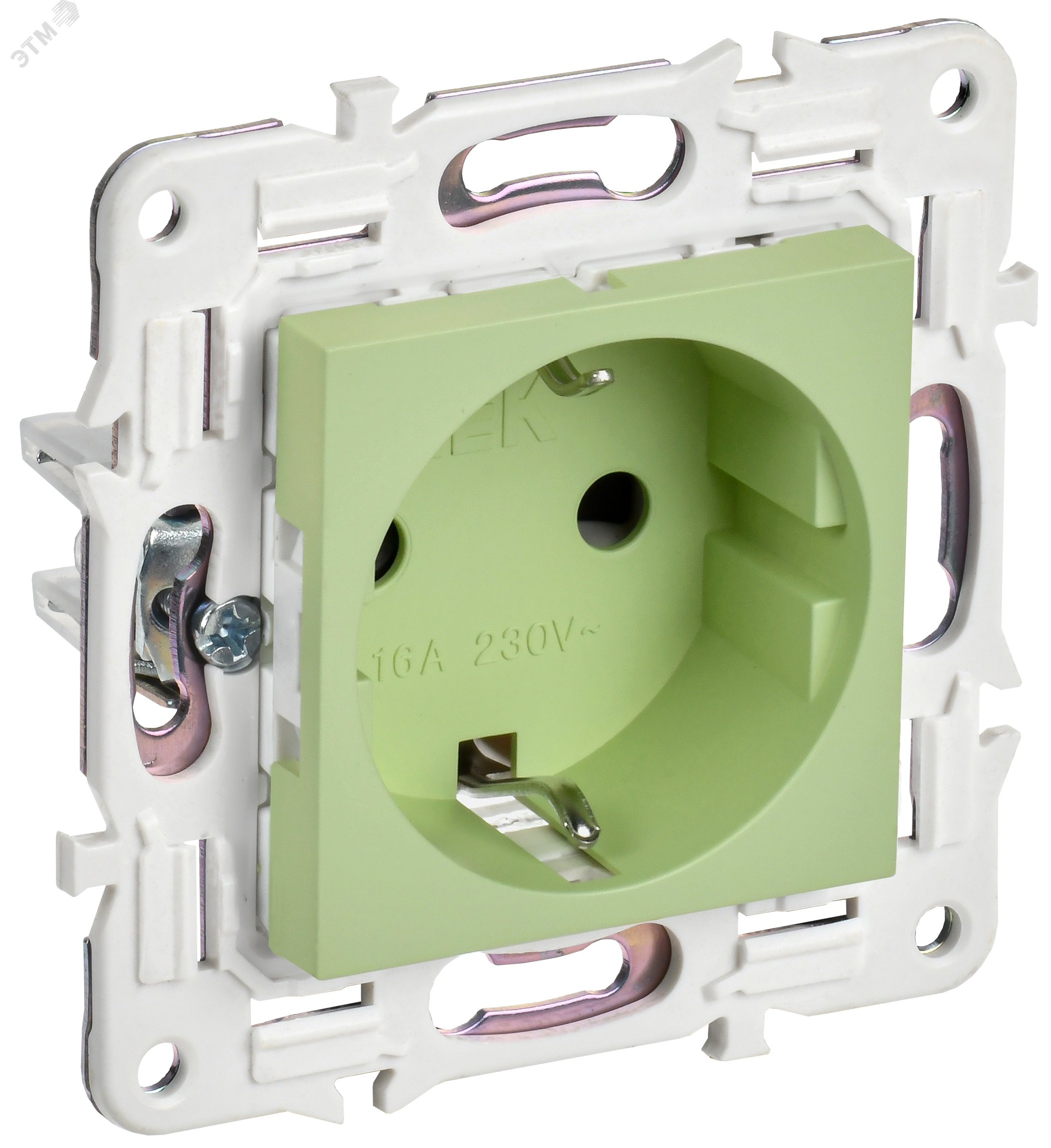 Изображение товара Розетка силовая с заземлением SKANDY IP44 16А с защитными шторками