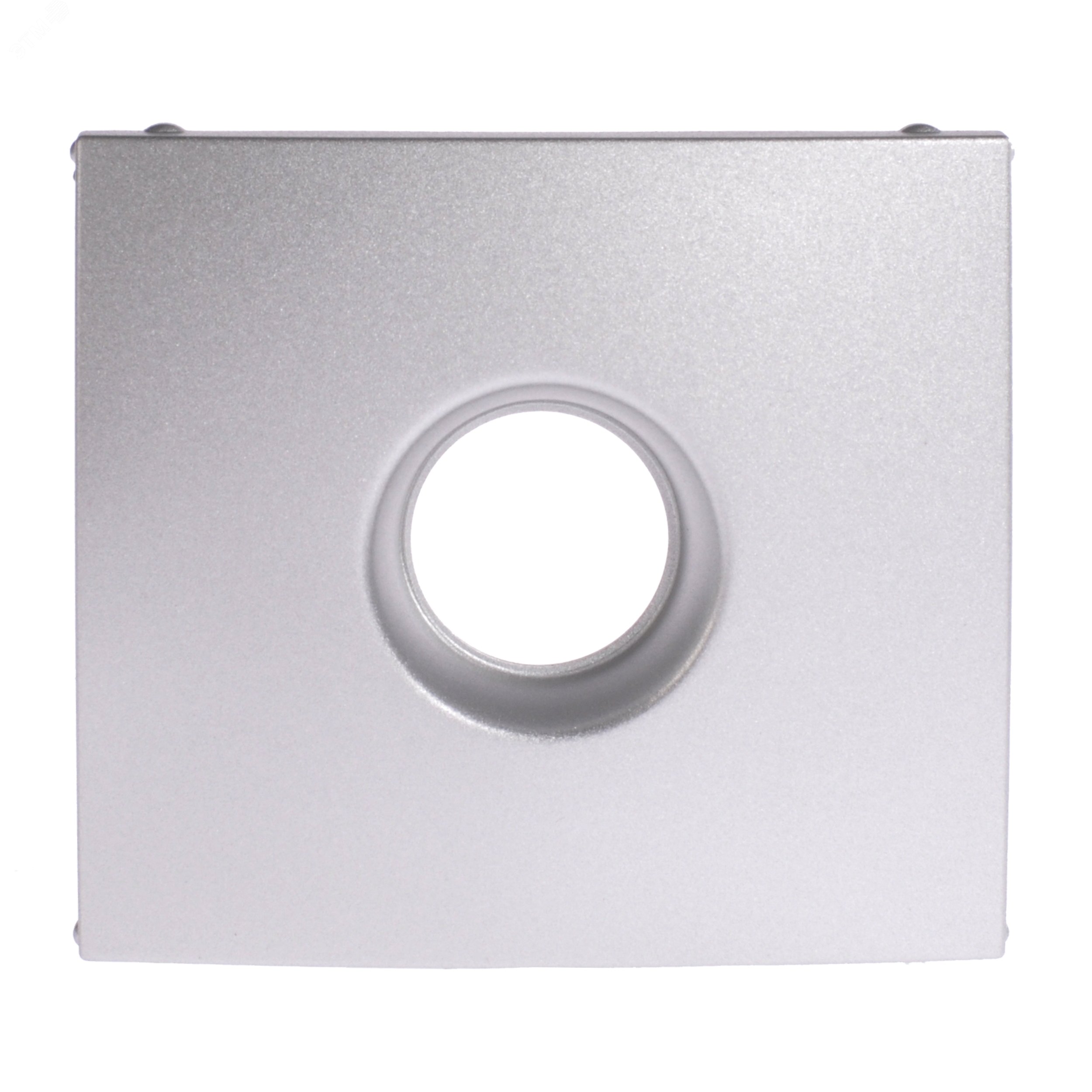 Изображение товара Лицевая панель для TV розетки VALENA алюминиевая пластик безвинтовая монтаж