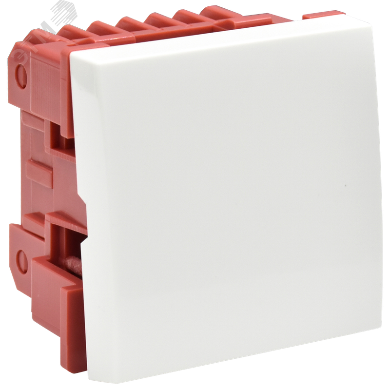 Изображение товара Выключатель одноклавишный ВКО-21-00-П на 2 модуля IEK