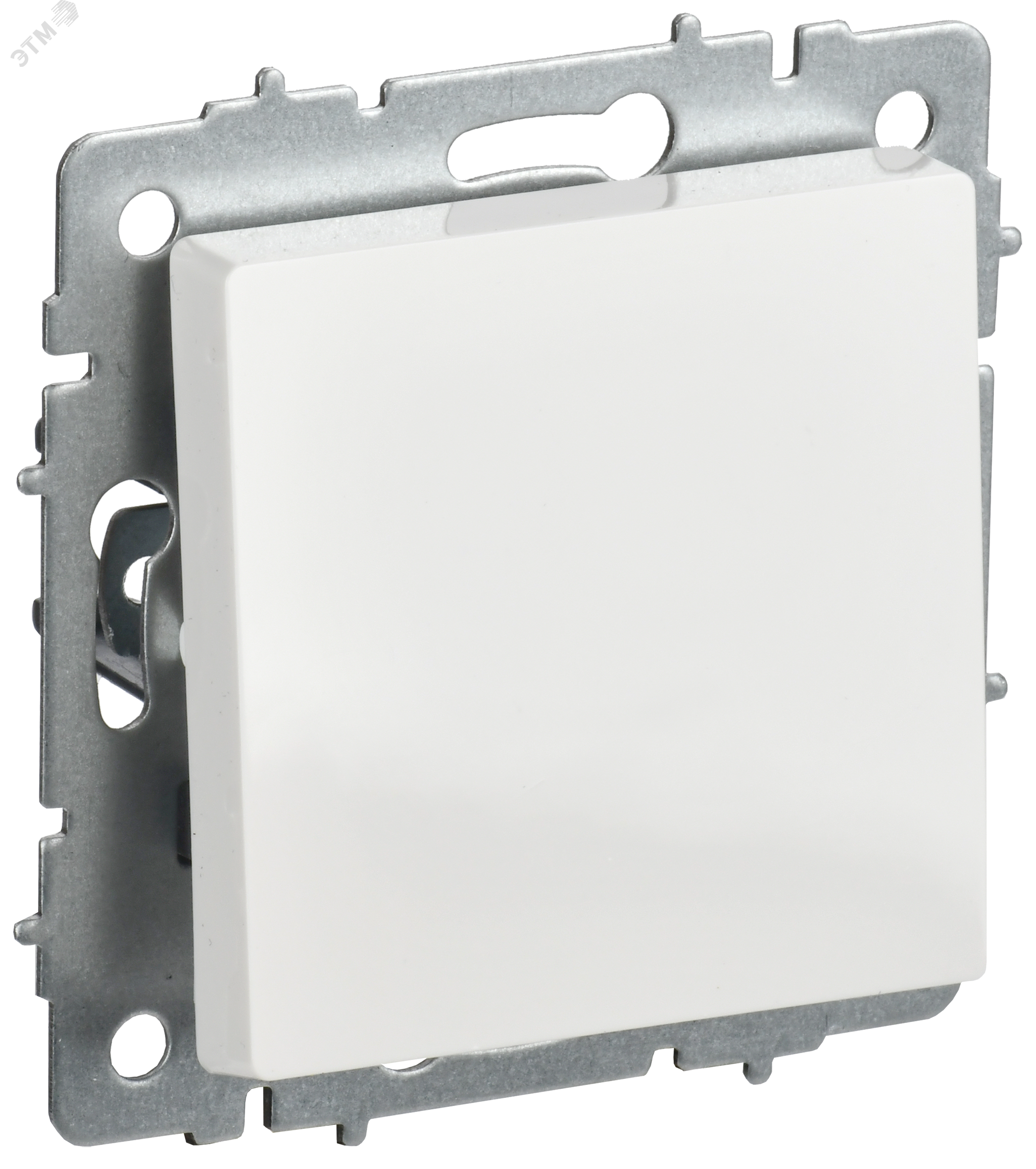 Изображение товара Выключатель 1-клавишный проходной 10А BRITE IEK Белый