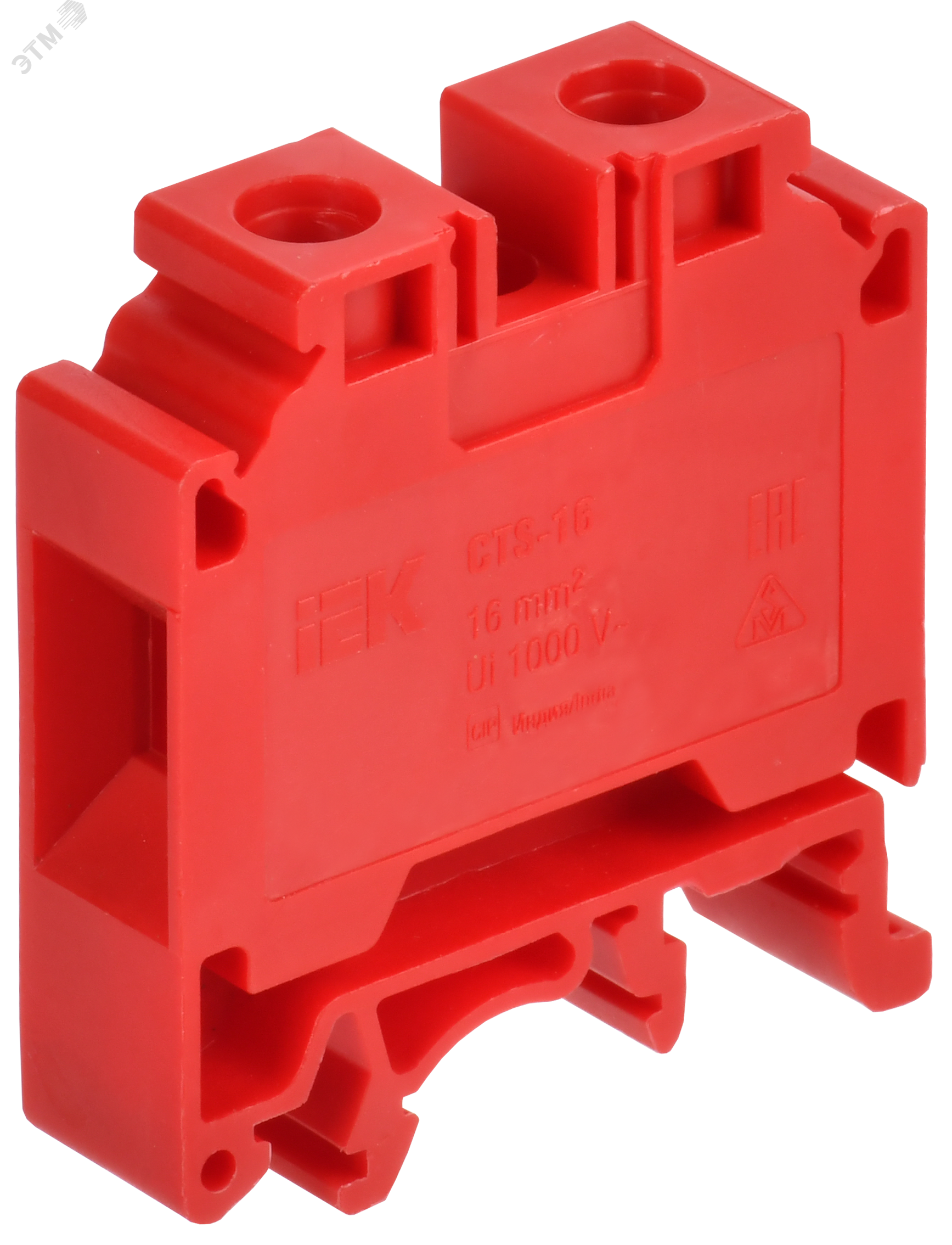 Изображение товара ARMAFIX Клемма винтовая CTS 16мм2 красная IEK (шт)