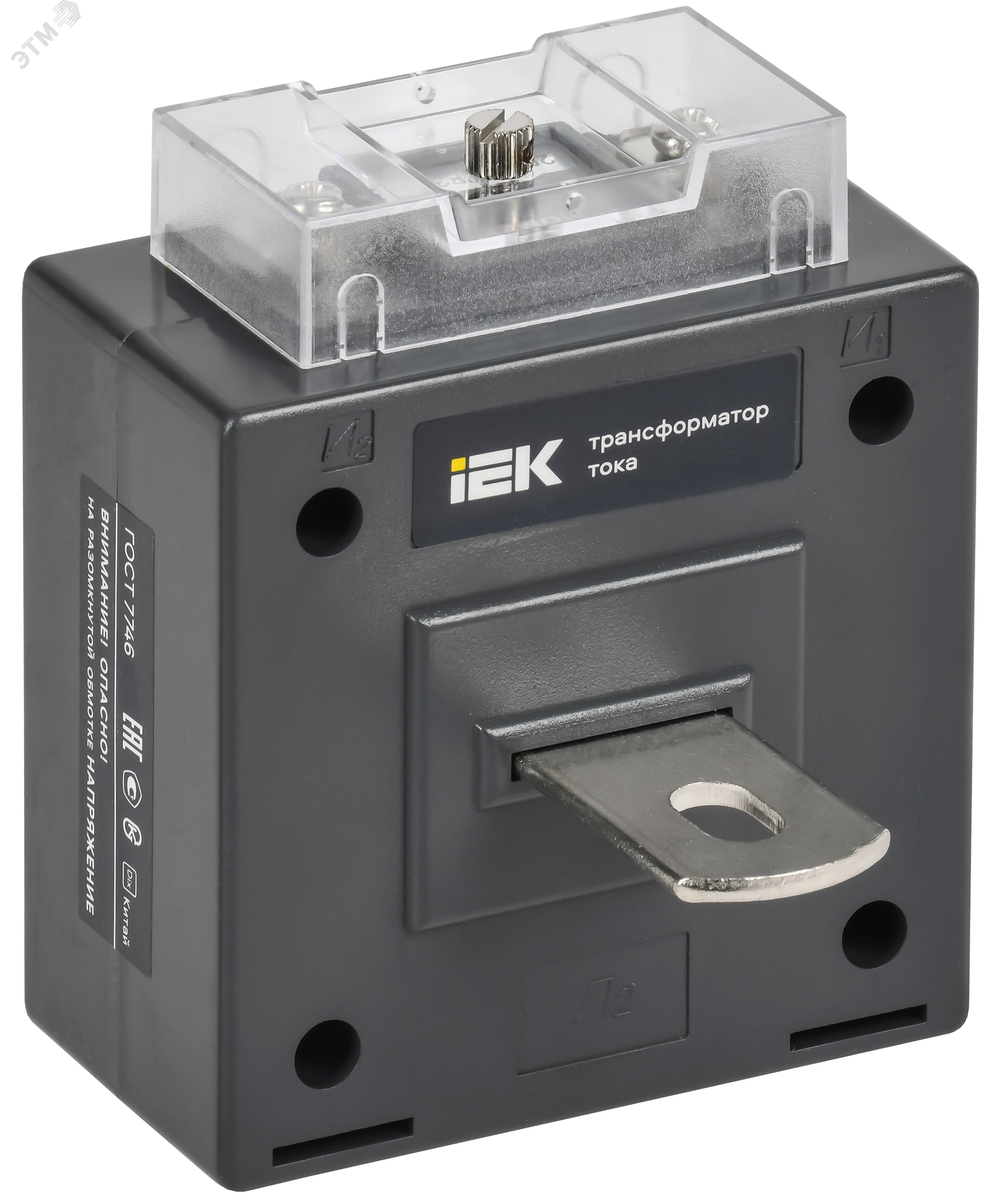 Изображение товара Трансформатор тока ТТИ-А 10/5А 5ВА класс 0,5 IEK монтажная пластина