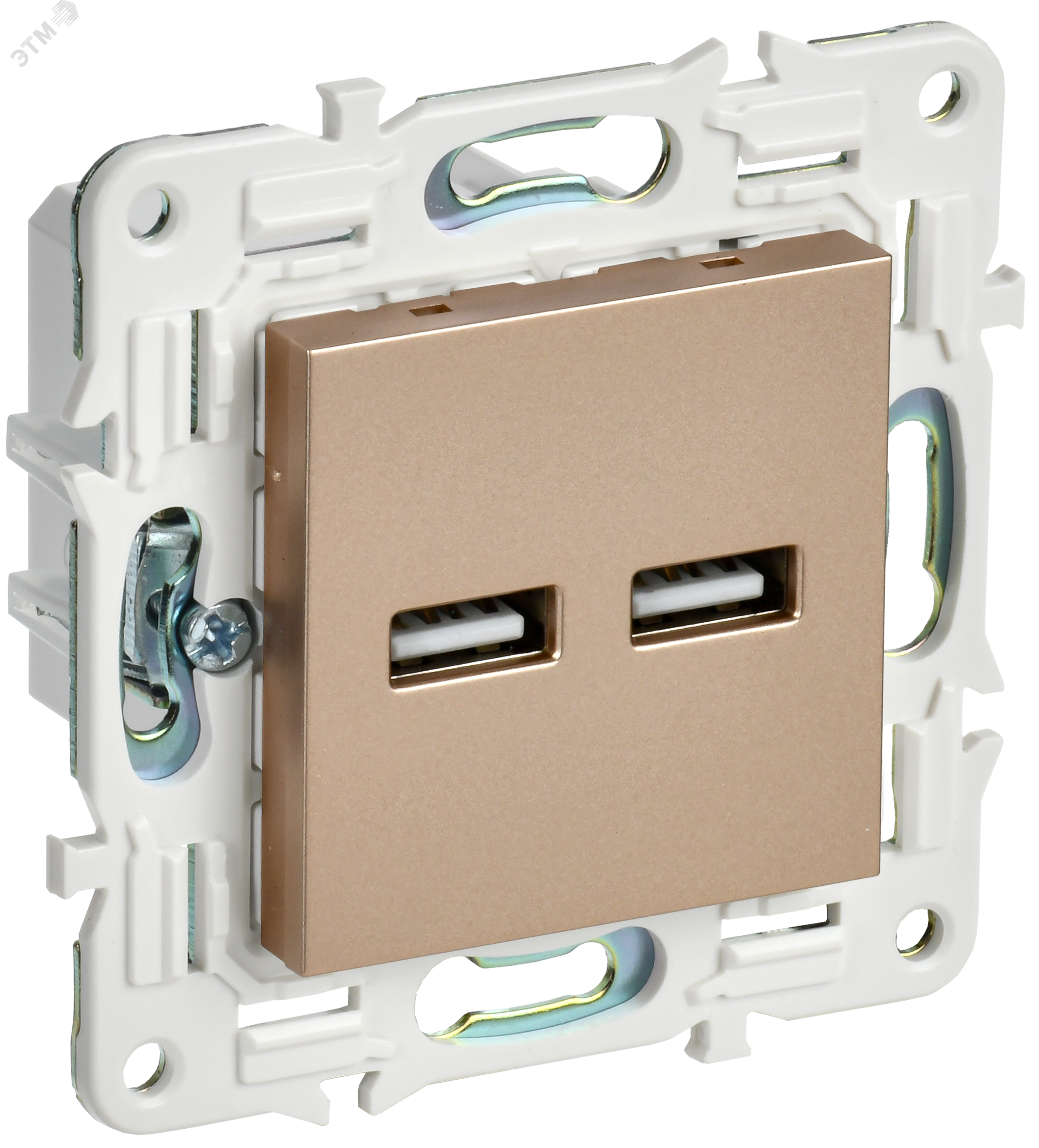 Изображение товара Розетка USB SKANDY серия SK-R15Sa 3,1А бежевый IP20