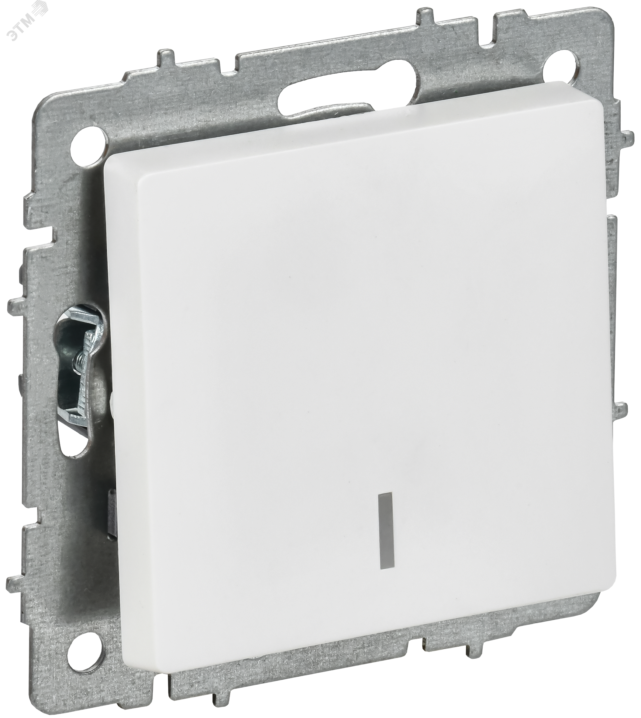 Изображение товара Выключатель 1-клавишный с индикацией серии BRITE IEK белый 230 В