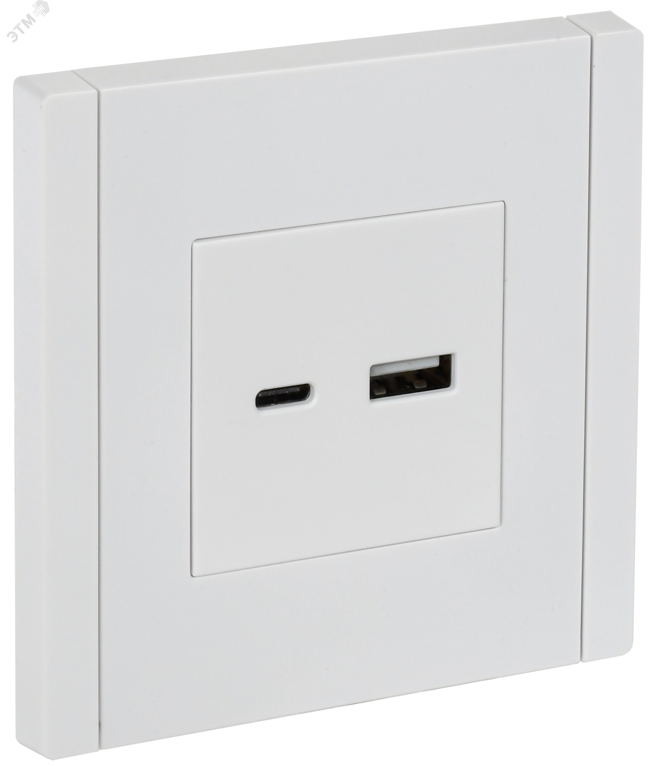 Изображение товара USB-розетка серии FORTE&PIANO с разъемами A+C 18Вт белая IEK FP251