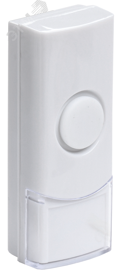 Изображение товара Беспроводная кнопка для звонка IP44 белая IEK EZD21D-KZ-02-K01