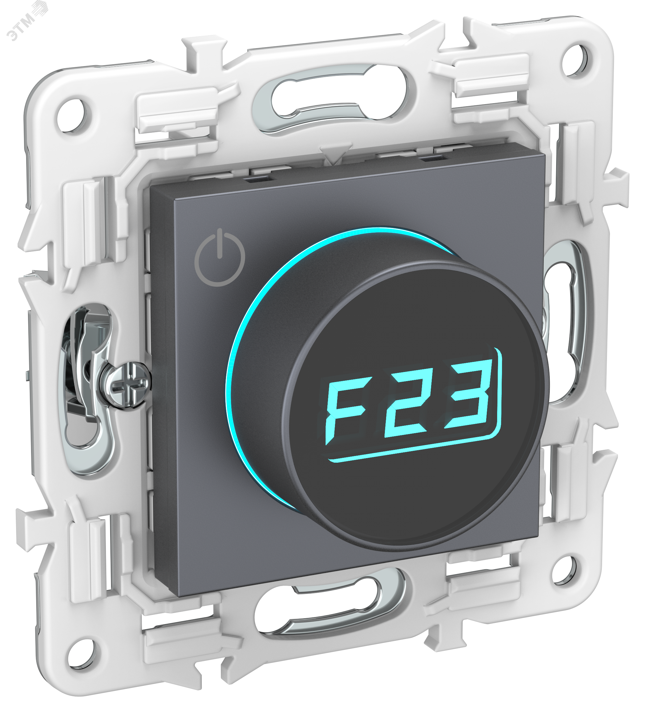 Изображение товара Электронный термостат SKANDY серии SKANDY SK-T01T с дисплеем и монтажом заподлицо