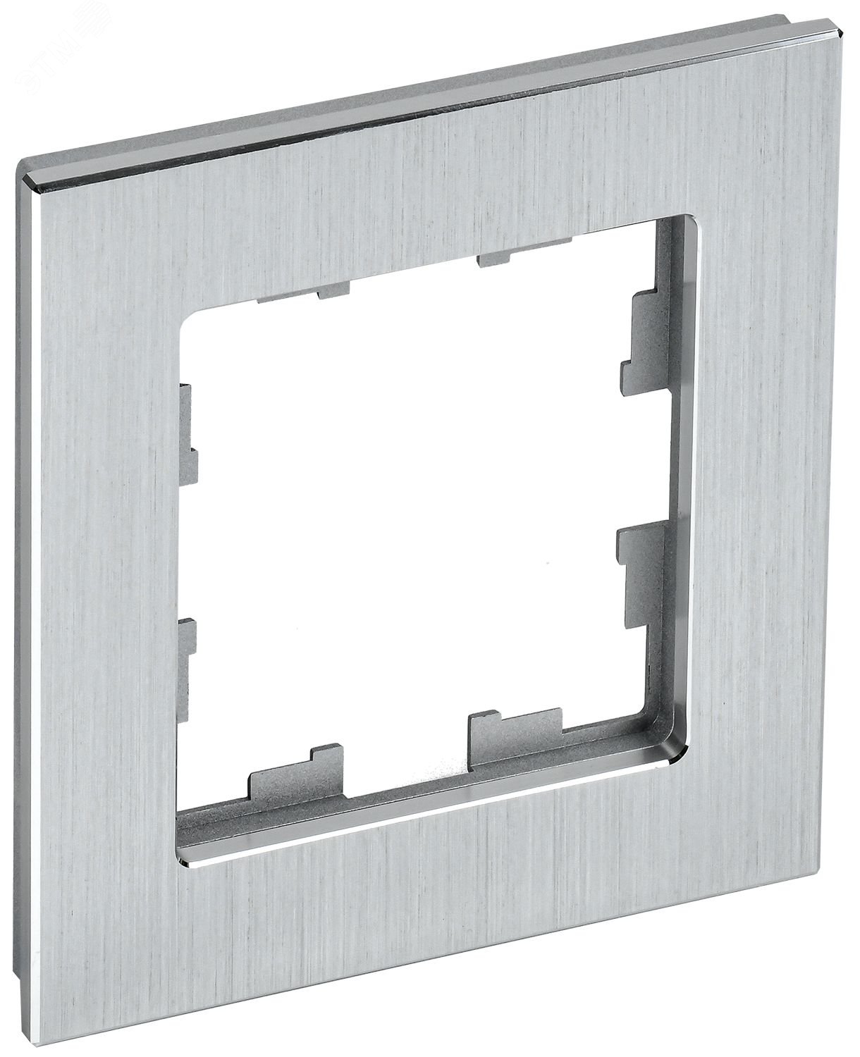 Изображение товара BRITE Рамка 1 пост РУ-1-1-БрА металл алюминий (шт)