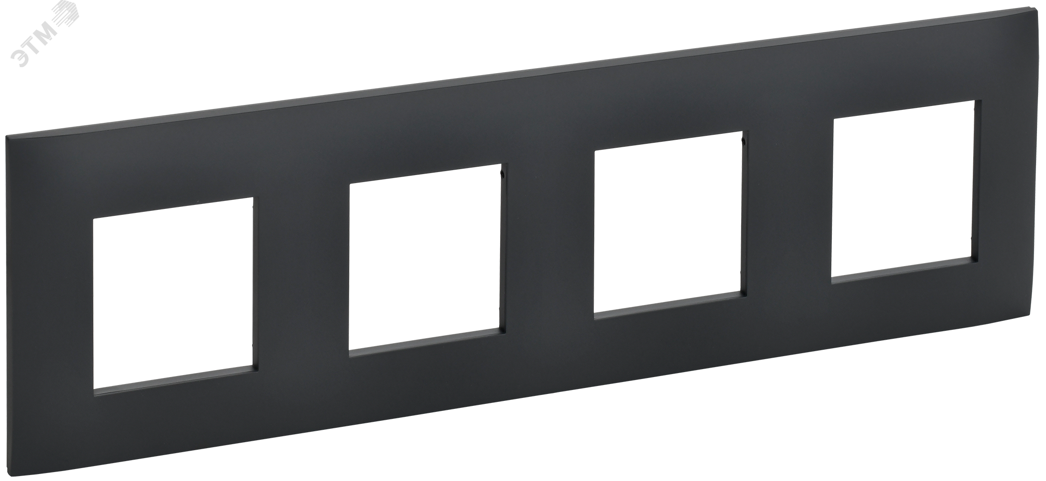 Изображение товара Рамка 4-местная SKANDY SK-F04G графит IEK для электроустановочных изделий