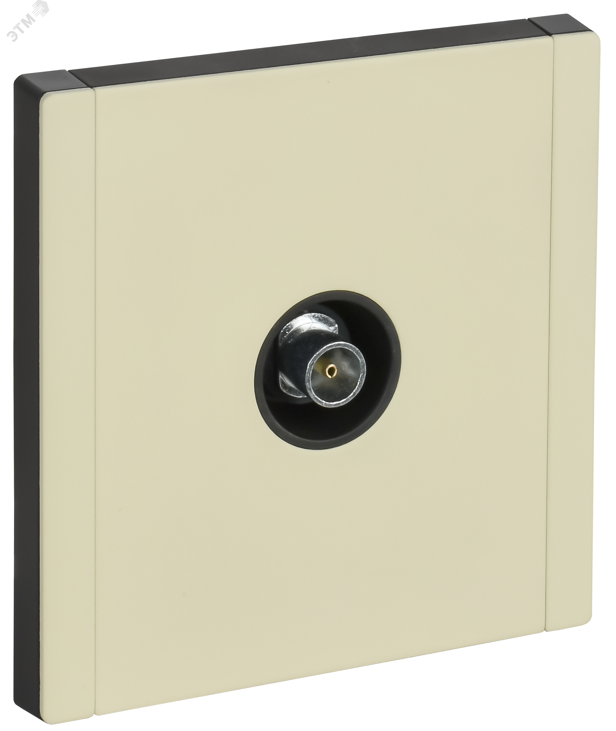 Изображение товара Розетка TV оконечная FP828M IEK серия FORTE&PIANO металлик слоновая кость