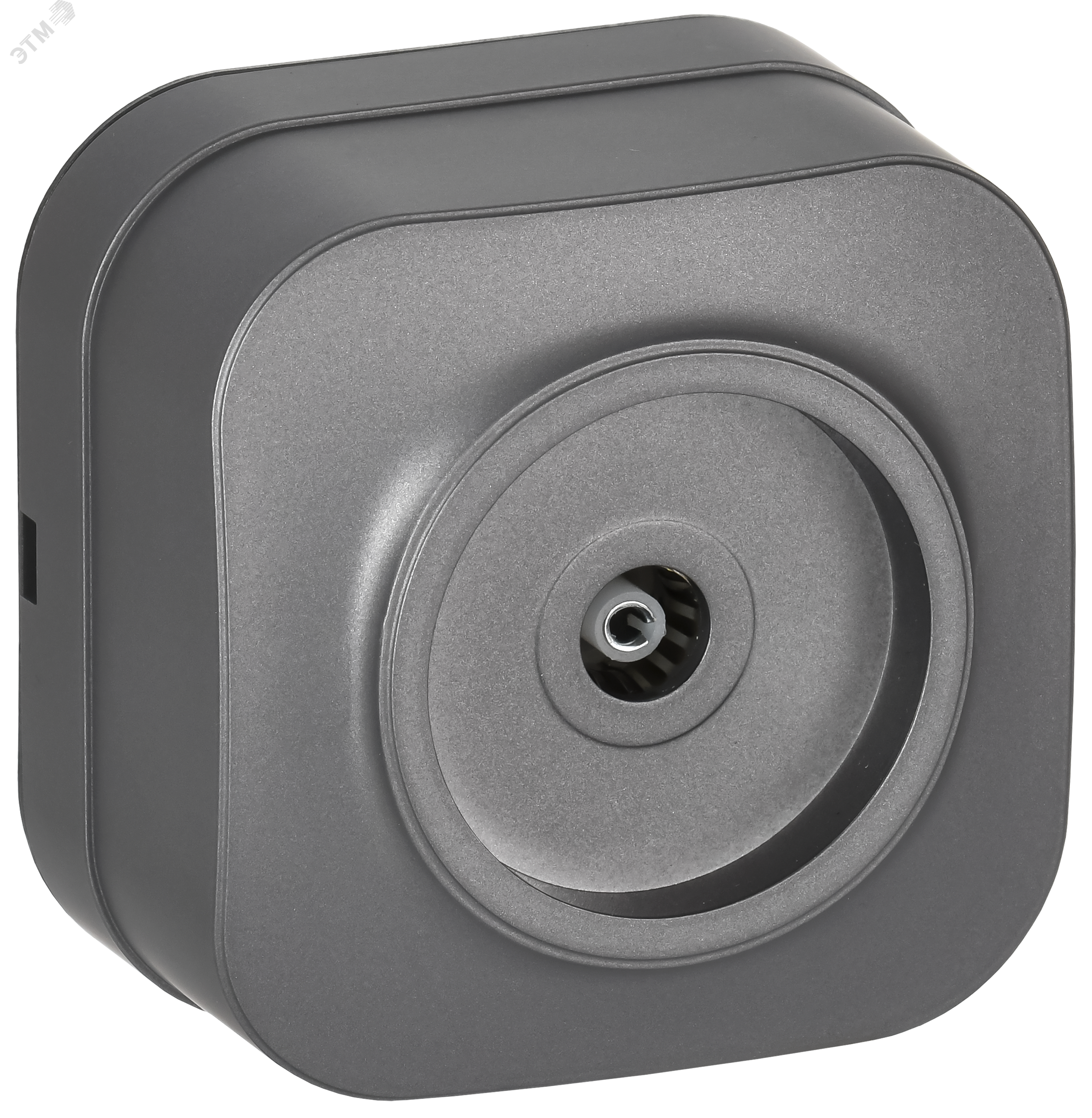 Изображение товара Розетка TV для открытой установки IEK серия GLORY модель РТВ20-ХСм сталь матовая