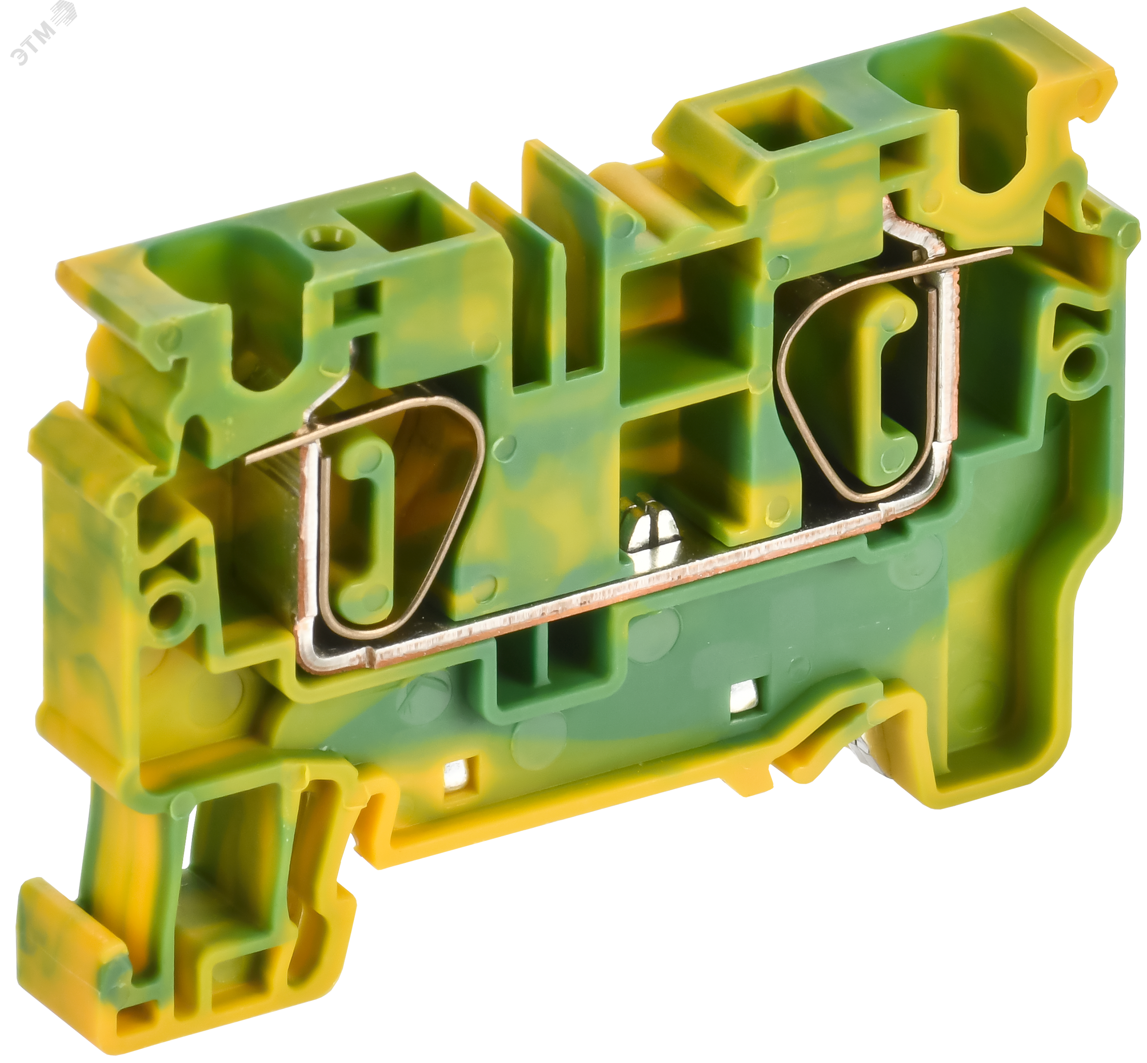 Изображение товара Клемма пружинная CX6 PE 6мм2 проходная заземляющая IEK