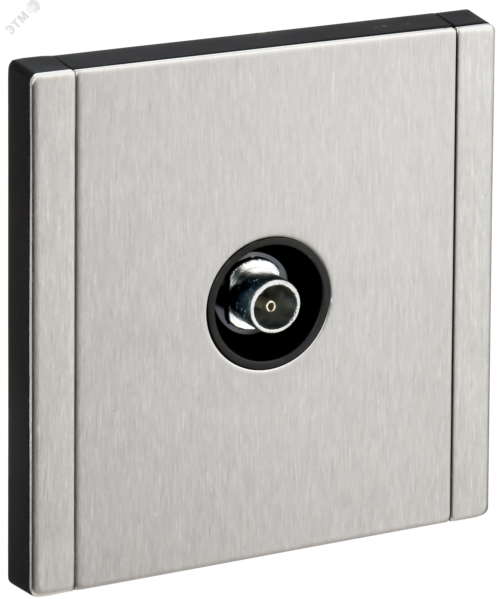 Изображение товара Розетка TV оконечная FORTE&PIANO FP728M металл никель IEK