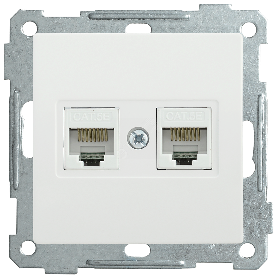 Розетка компьютерная открытой установки cat 5e rj 45 1 порт