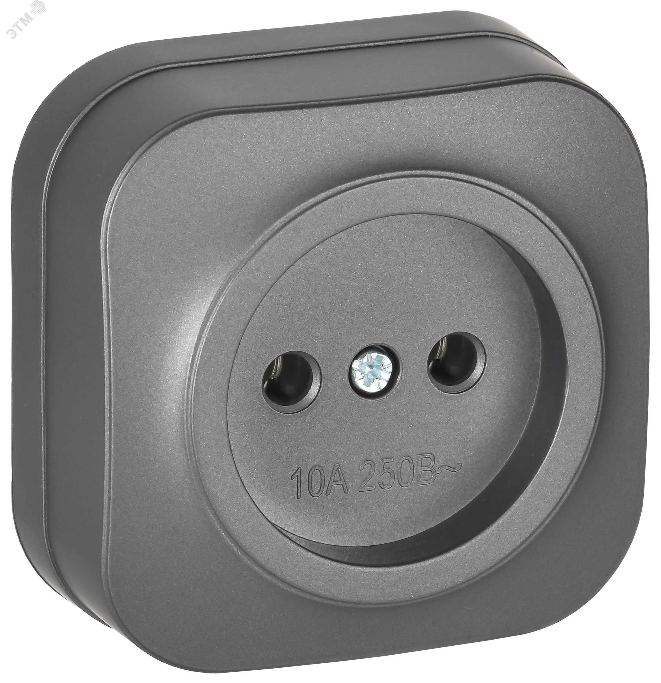 Изображение товара Розетка 1-местная GLORY IEK для открытой установки 10А