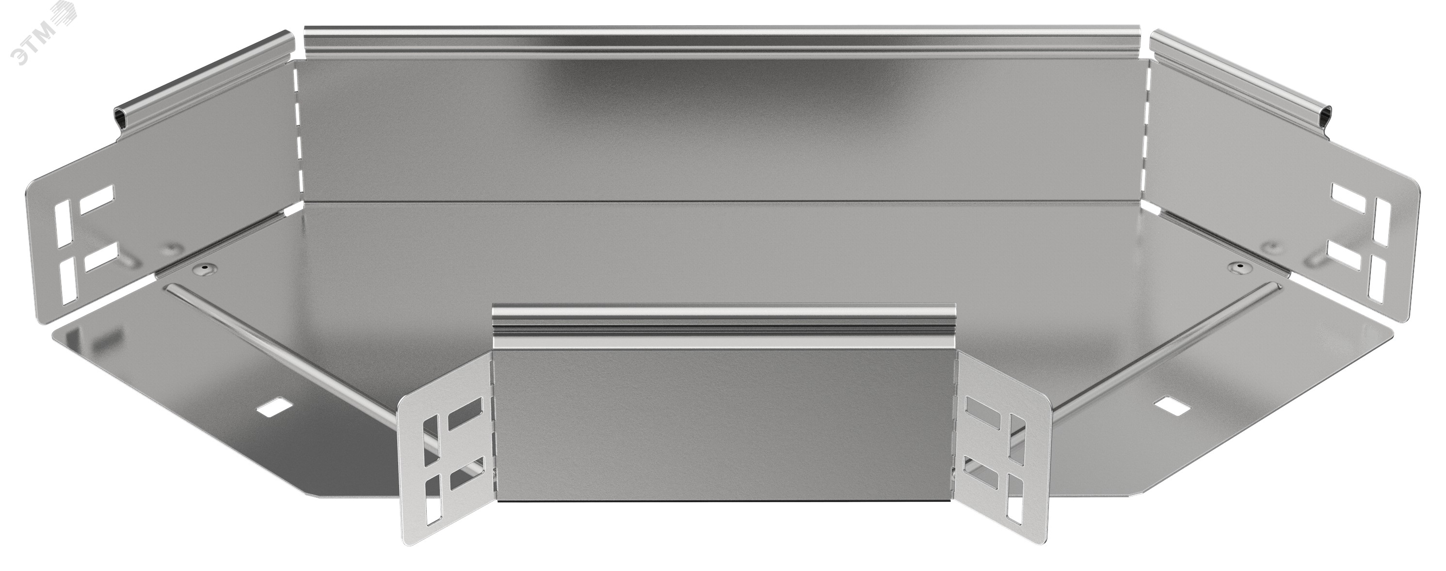 Изображение товара ES5-PG: горизонтальный угол 90° для лотков ESCA, 80x200, 0,8 мм, IEK