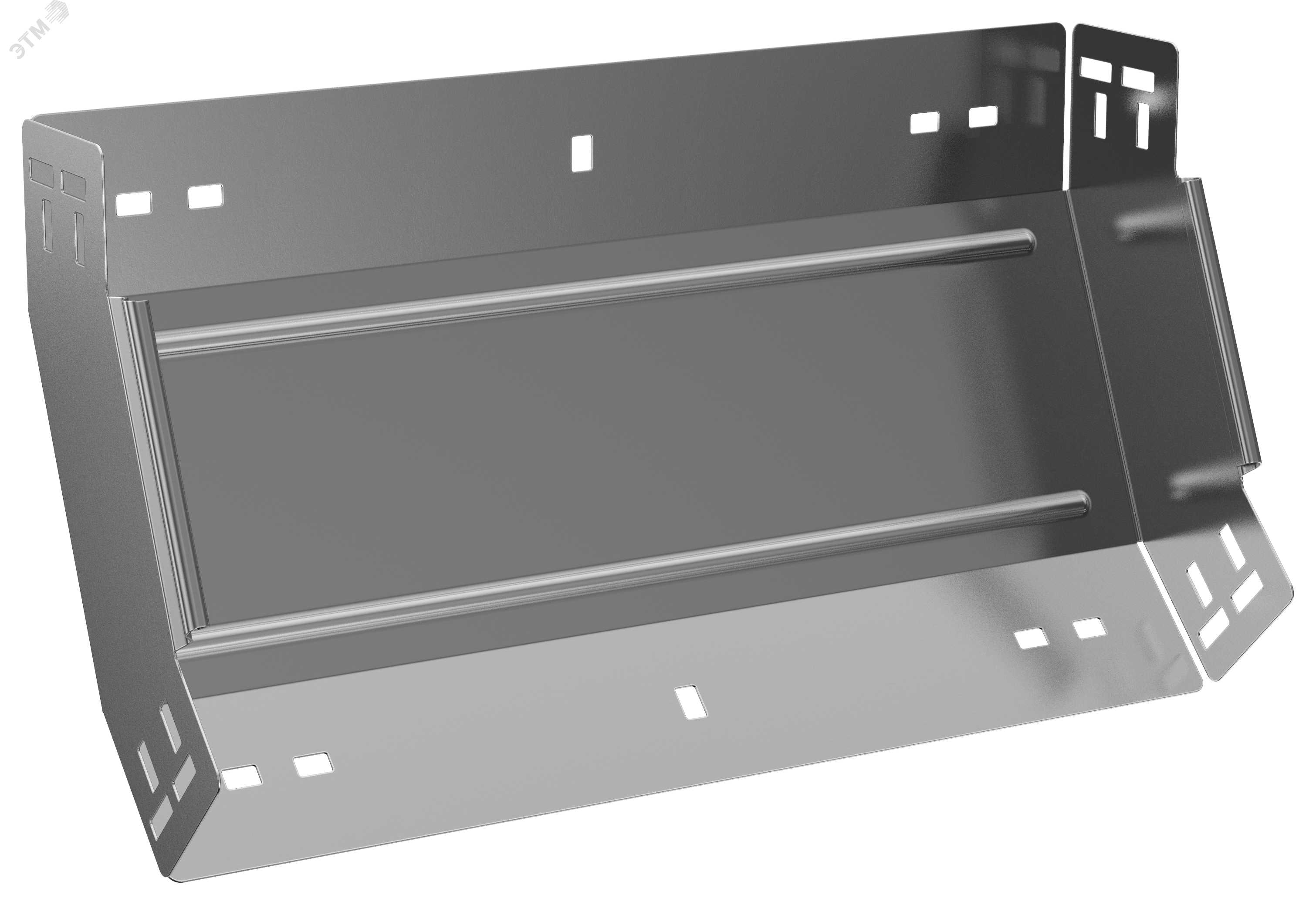 Изображение товара Поворот внутренний 45° IEK для кабельных лотков ESCA, цинк, 100х400 мм