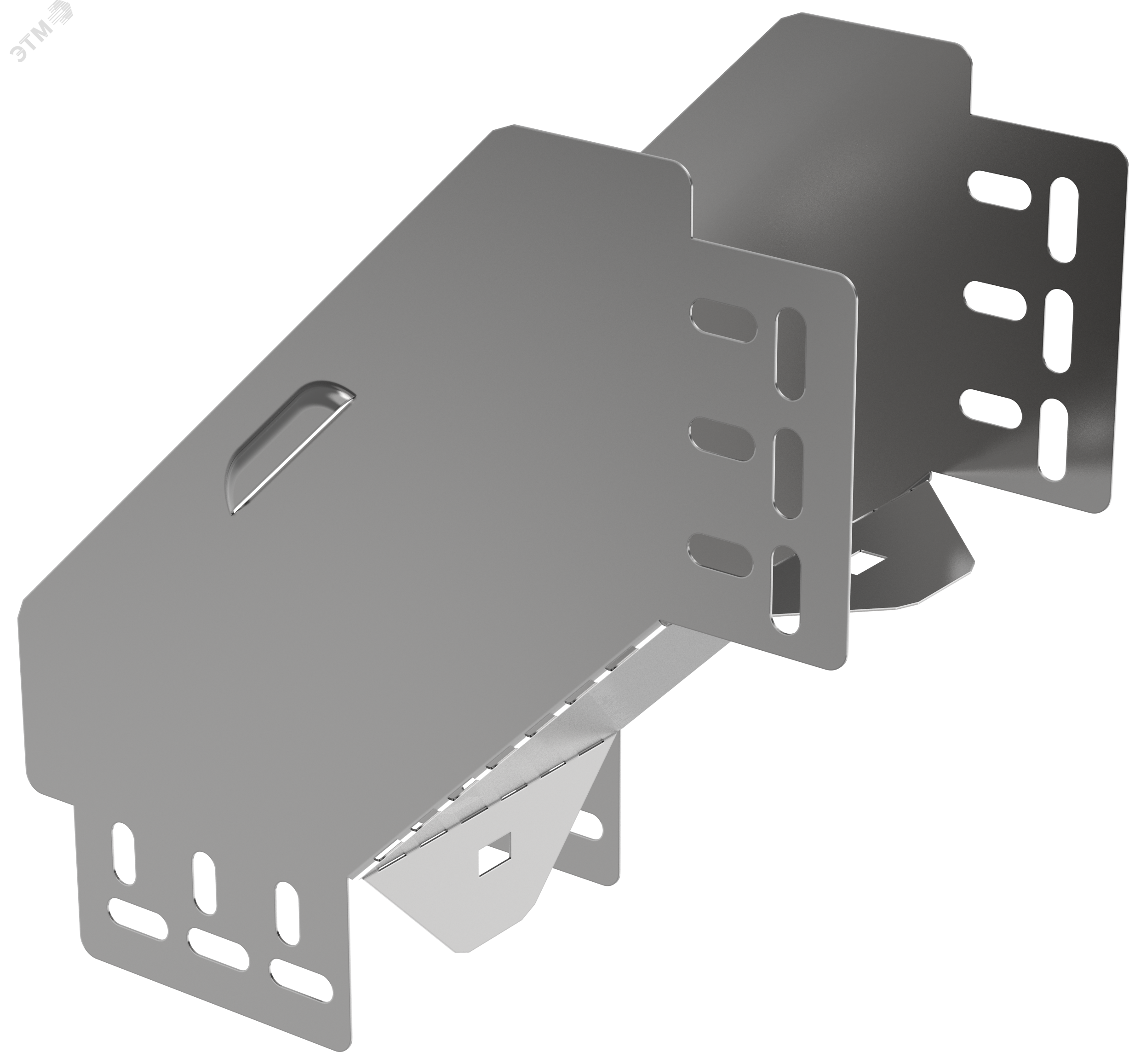 Изображение товара Поворот вертикальный внешний 90 градусов для кабельных лотков серия ESCA 100х100 0,6 мм