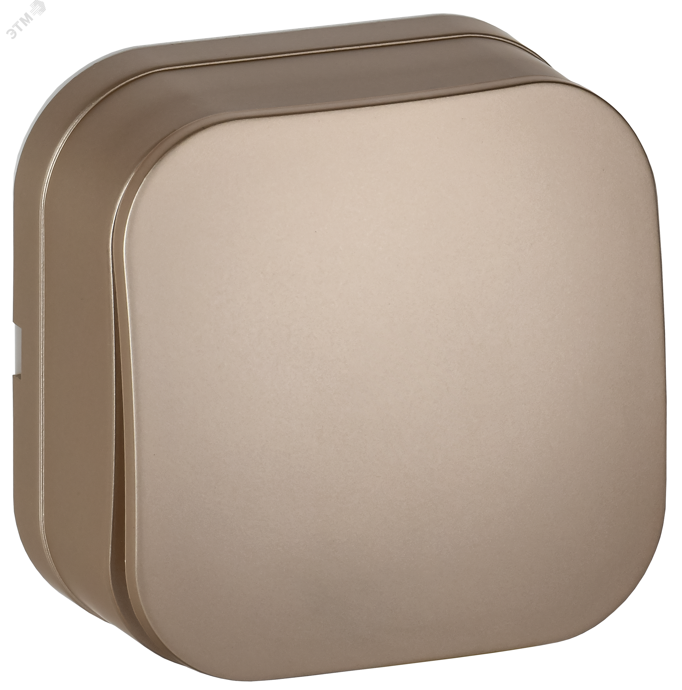 Изображение товара Выключатель 1-клавишный для открытой установки IP20 шампань IEK