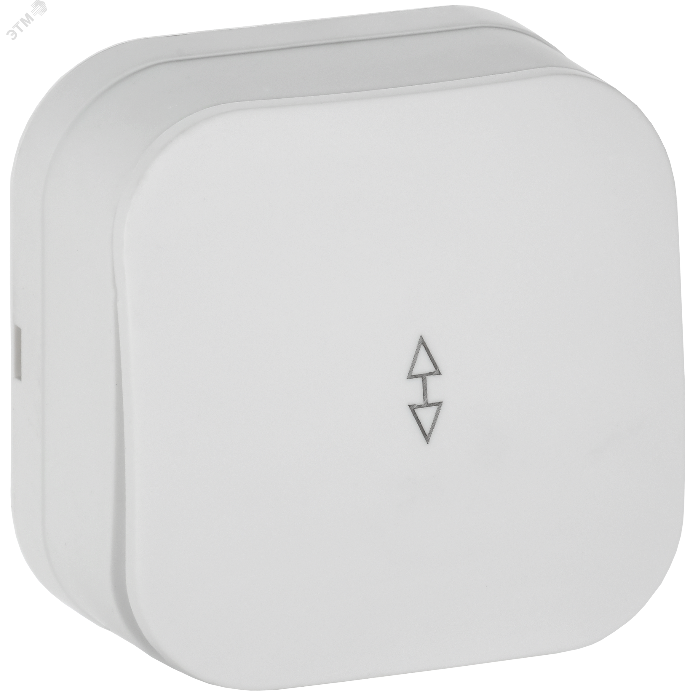 Изображение товара Выключатель 1-клавишный для открытой установки белый IP20 серия Glory IEK