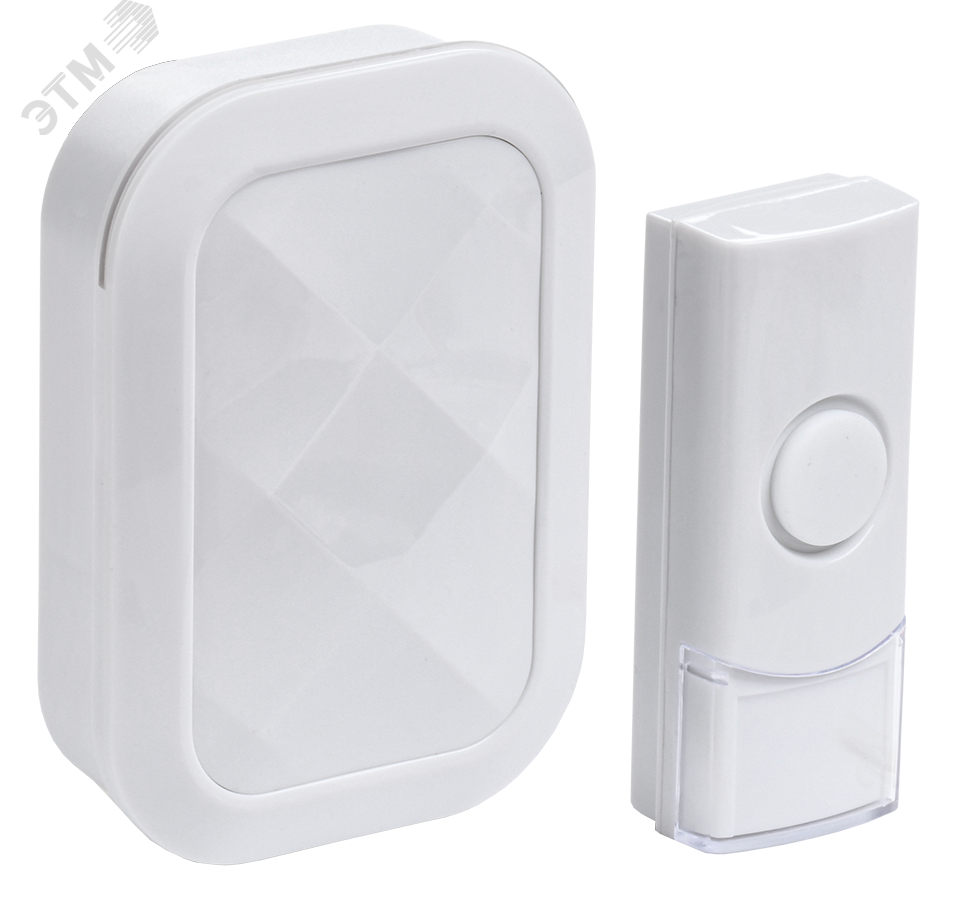 Изображение товара Беспроводной звонок ДЗБ3-36М с 36 мелодиями белый