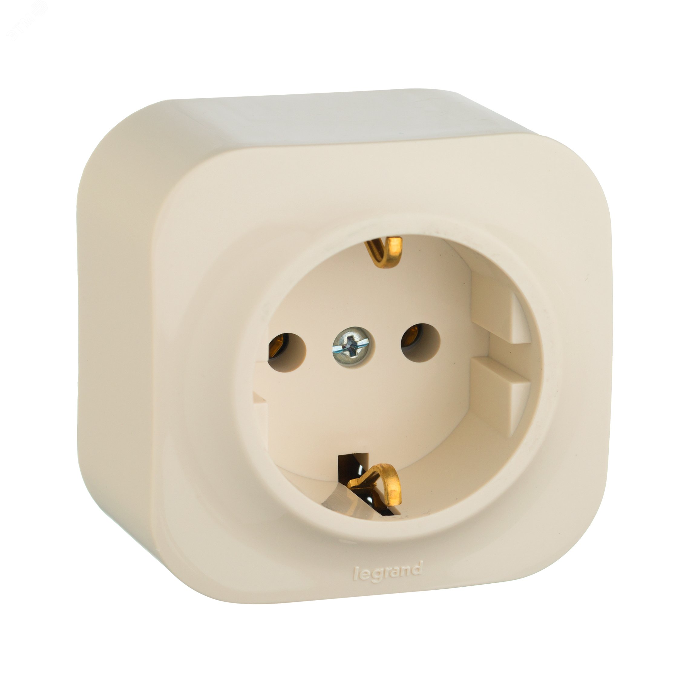 Изображение товара Розетка силовая для открытого монтажа с заземлением 16А QUTEO Россия