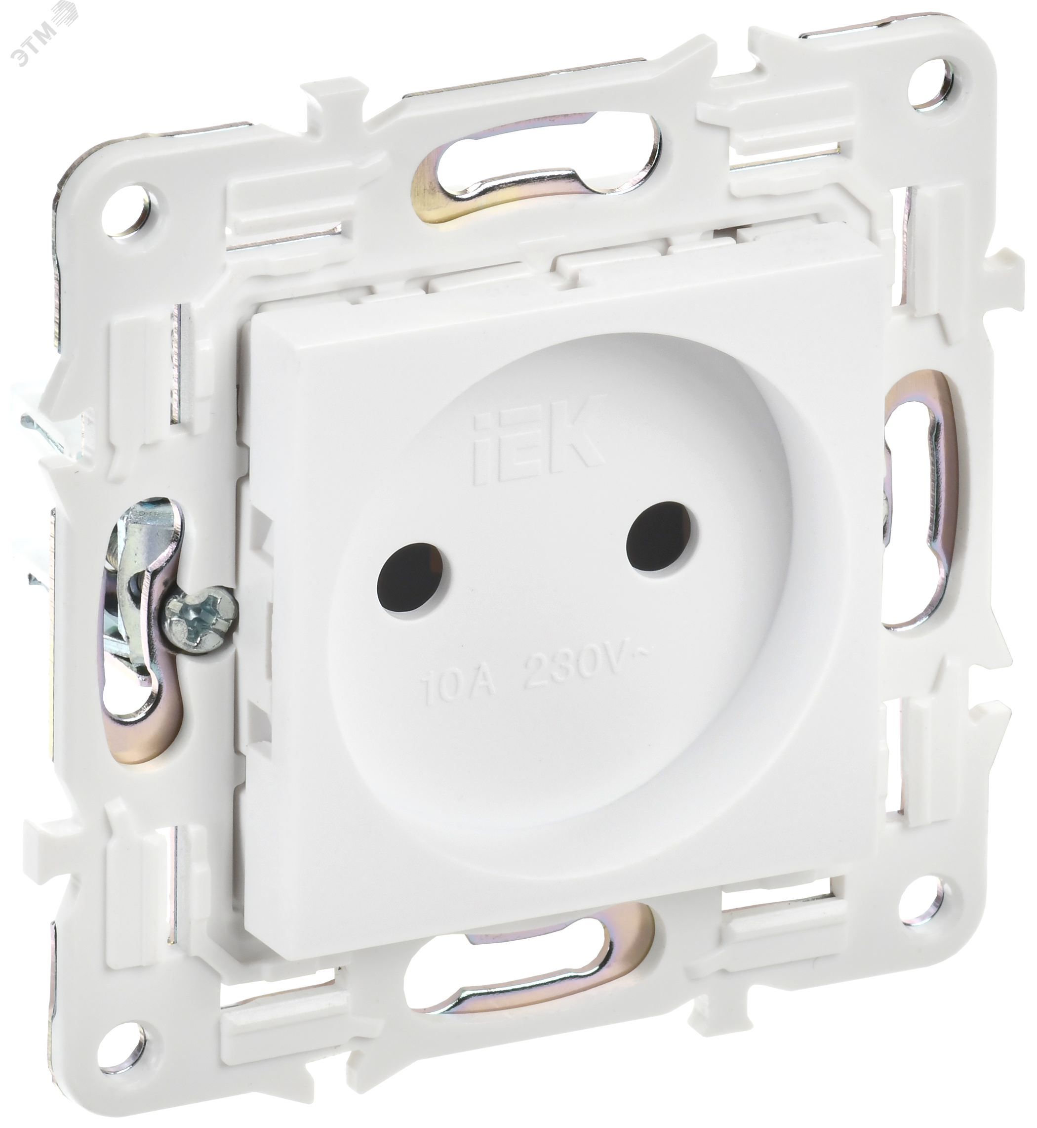 Изображение товара Розетка без заземления SKANDY SK-R02W IP44 10А белая для влажных помещений