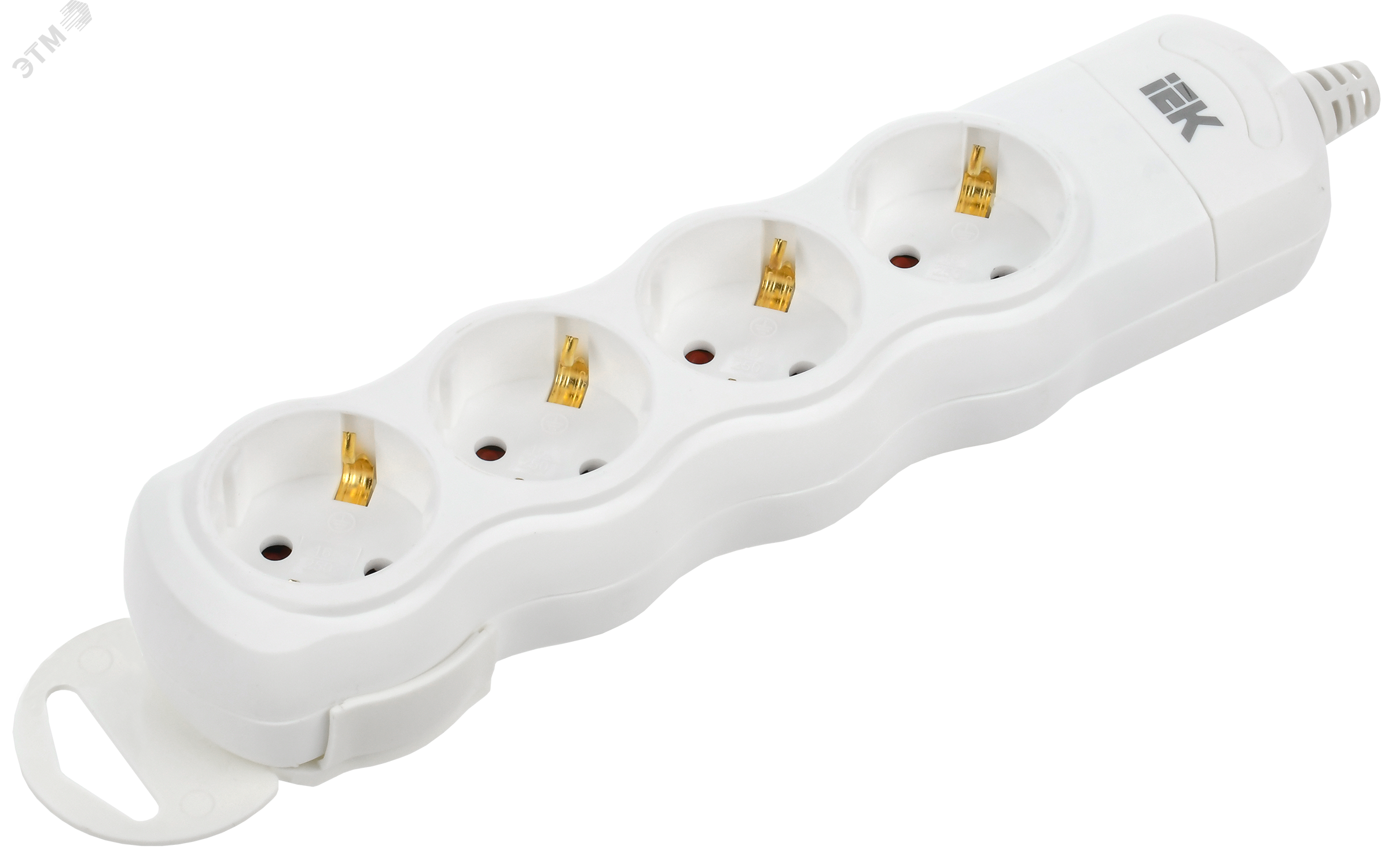 Изображение товара Розетка переносная разборная IEK 4 места для удлинителей и электроприборов