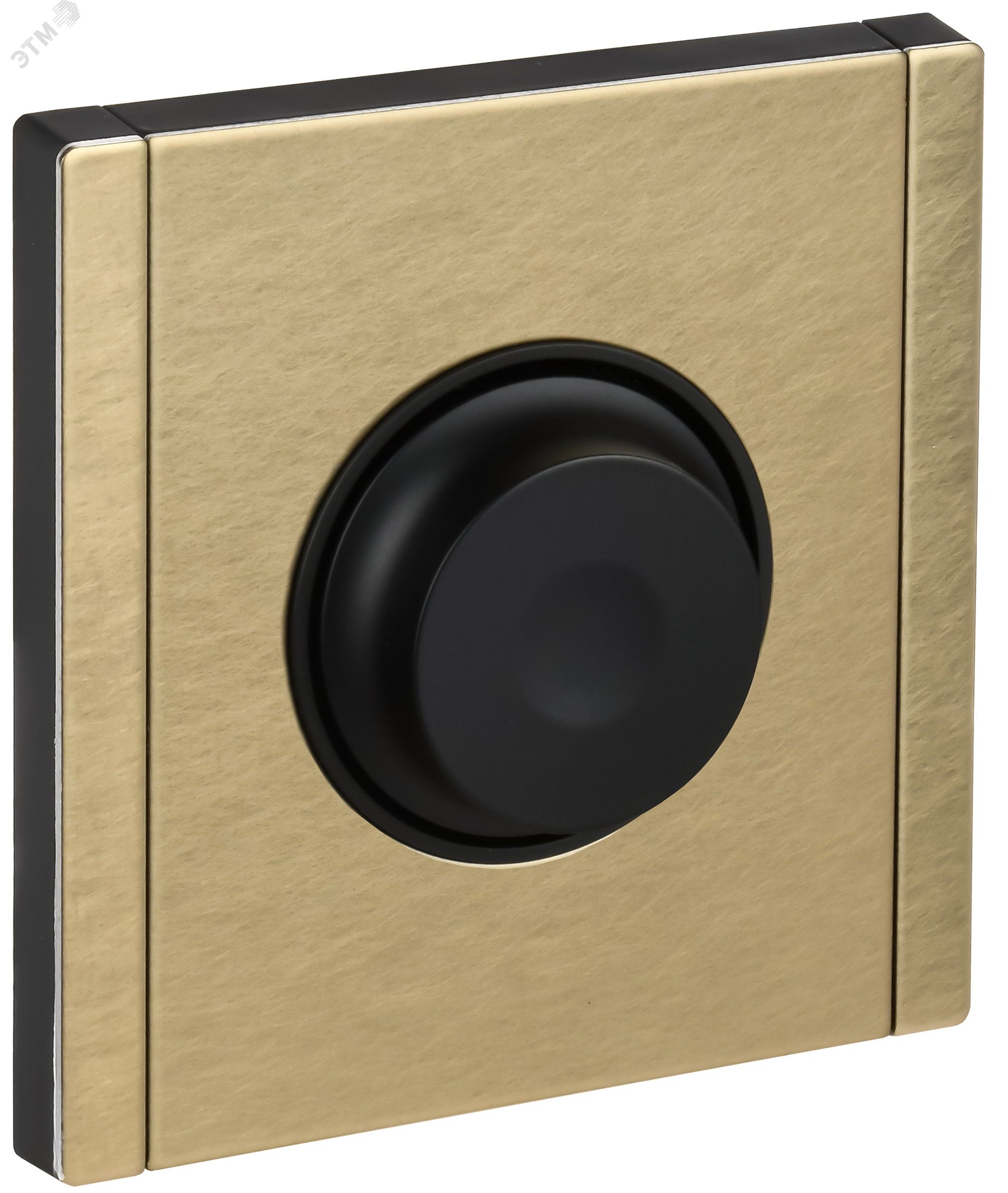 Изображение товара Светорегулятор поворотно-нажимной FORTE&PIANO FP654M металл шампань IEK