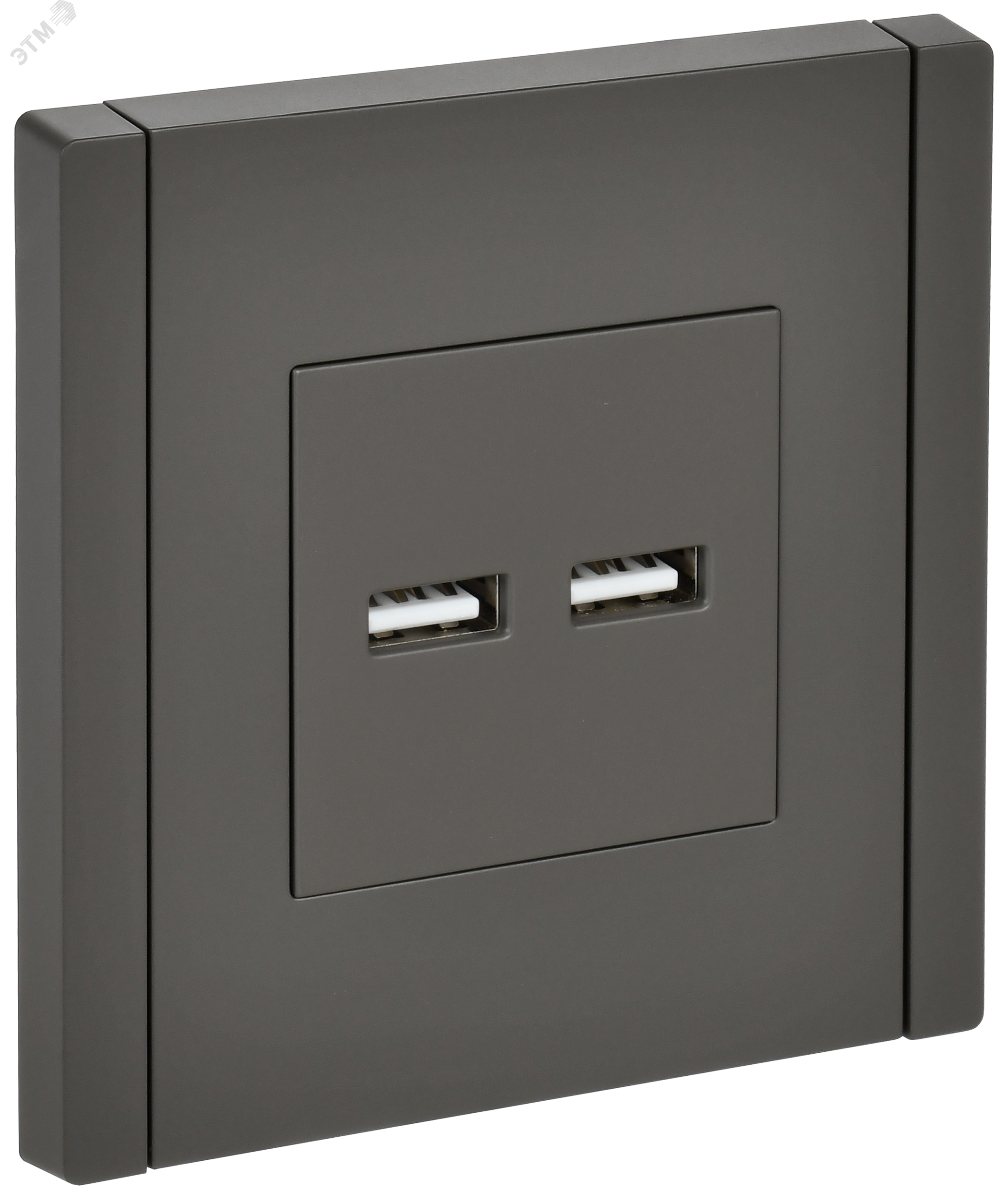 Изображение товара Розетка USB A+A 3,1А серый IEK FORTE&PIANO FP349