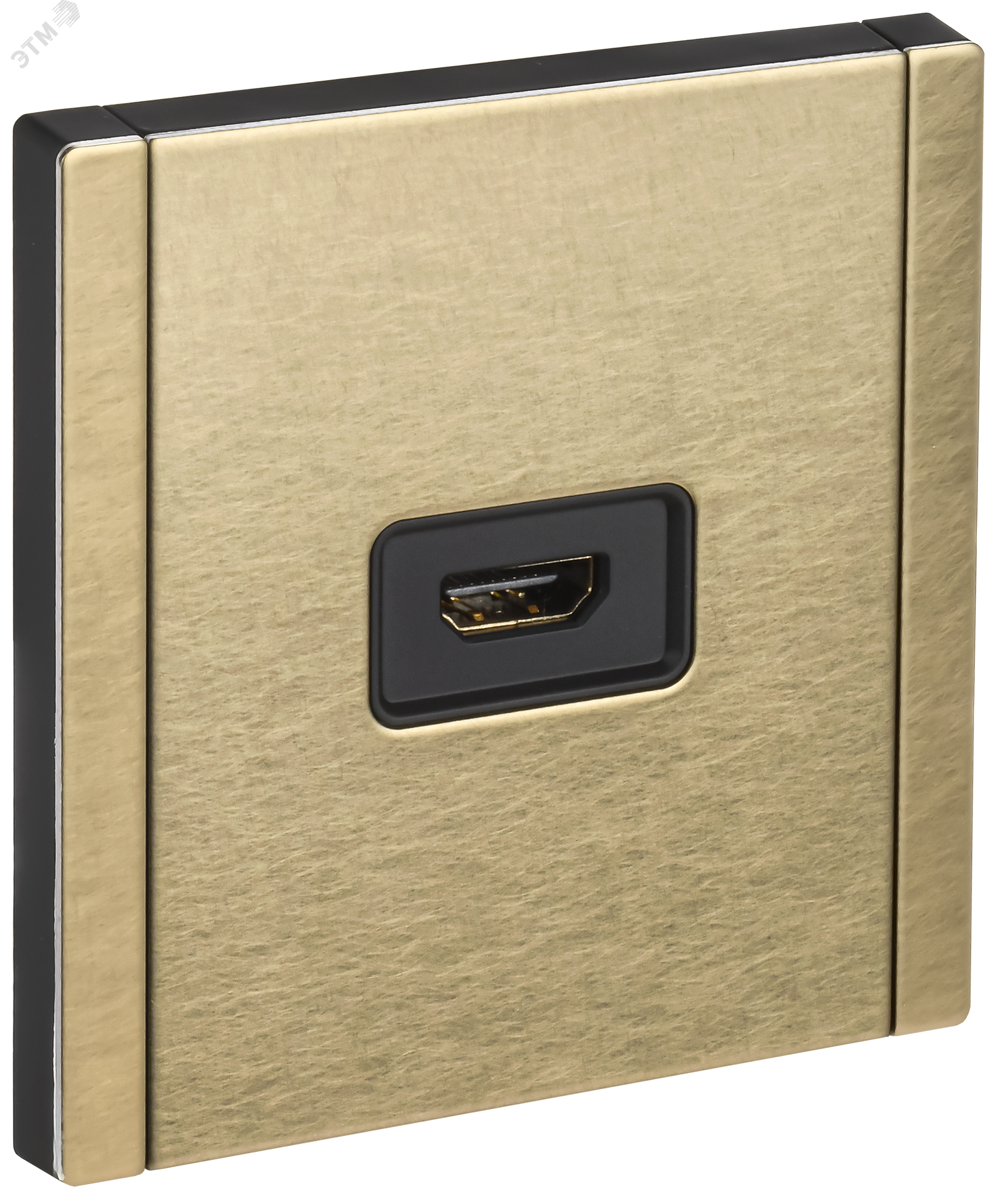 Изображение товара Розетка HDMI IEK FP640M металл шампань премиум дизайн и качество