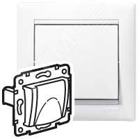 Изображение товара Розетка силовая с заземлением и крышкой VALENA 16А IP20 белая для скрытого монтажа