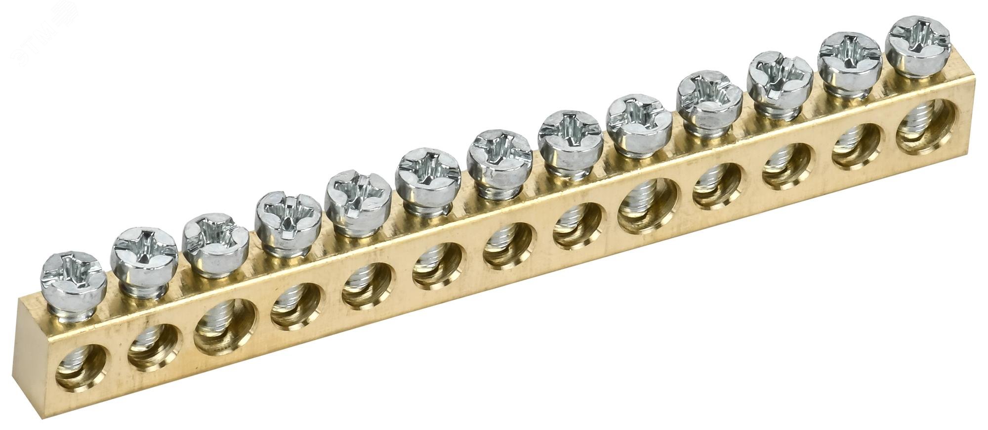 Изображение товара Шина нулевая 6х9 13 отверстий IEK для пластиковых корпусов