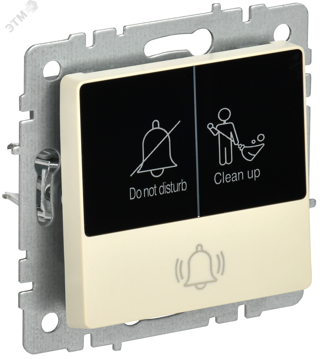 Изображение товара Кнопка звонка с индикацией для отелей и помещений IEK серия BRITE бежевый