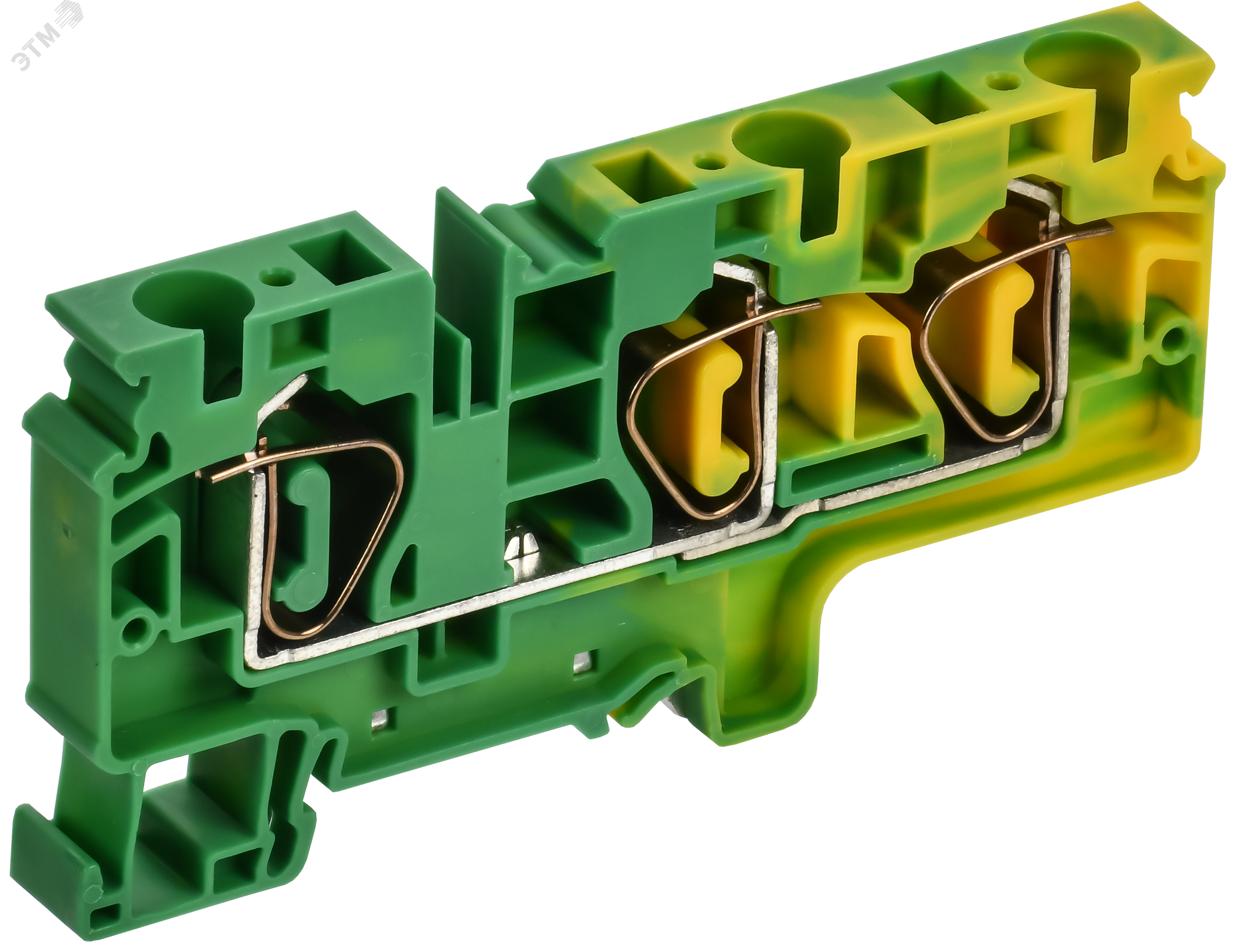 Изображение товара IEK CX10-3 PE 10мм2 пружинная клемма заземляющая 3 канала