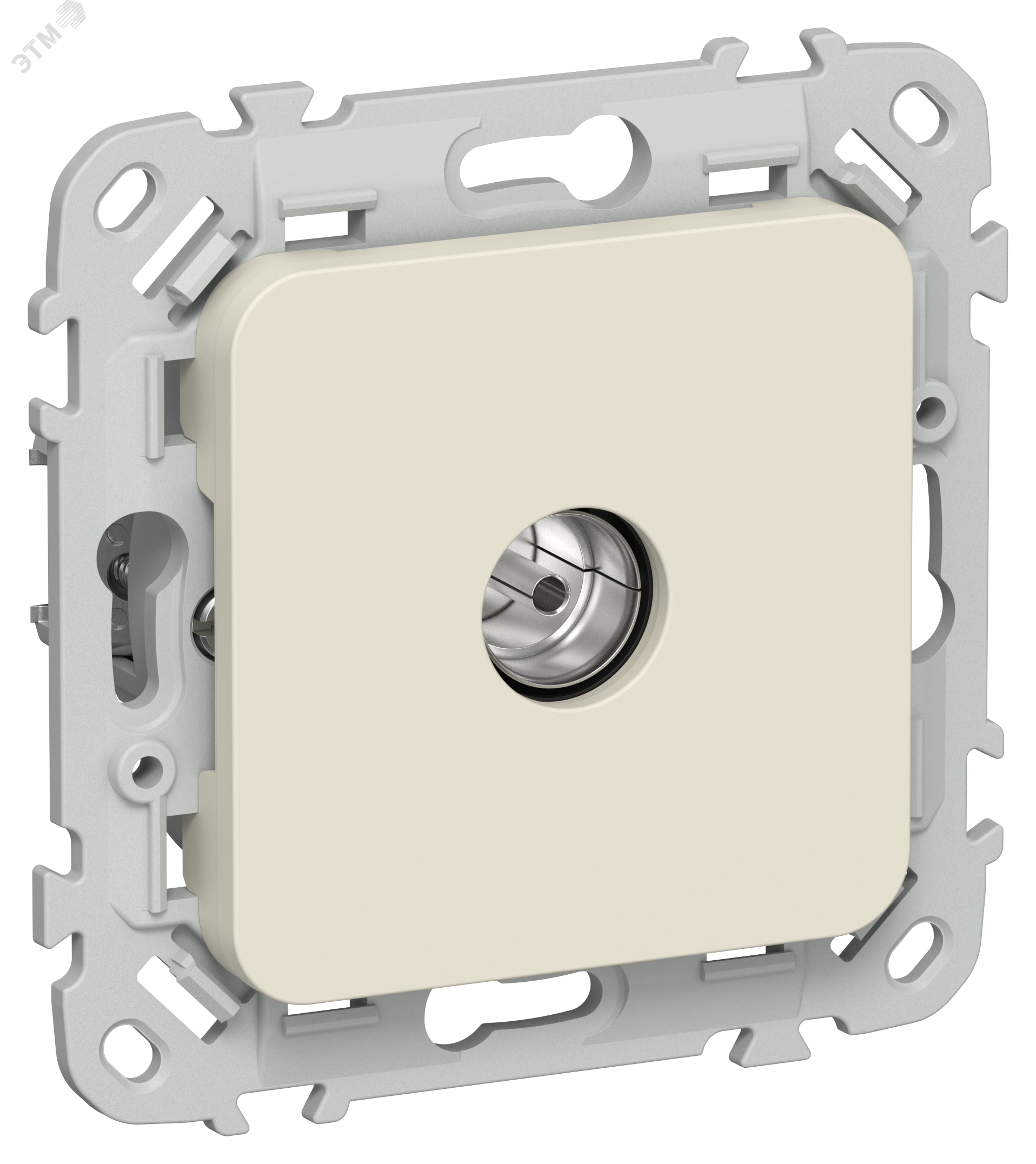 Изображение товара FLITE Розетка TV экранированная тип M РТВм-1-1-1-ФлСл сливочный IEK