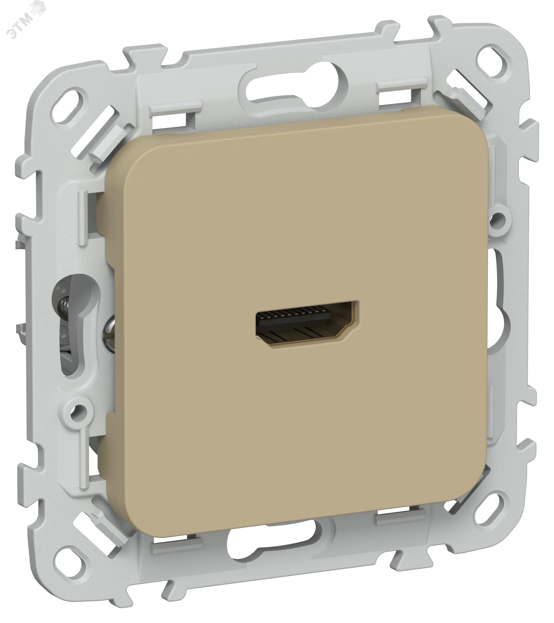 Изображение товара Розетка HDMI FLITE РШДМА-ФлХ хаки от IEK - качественный и стильный элемент интерьера