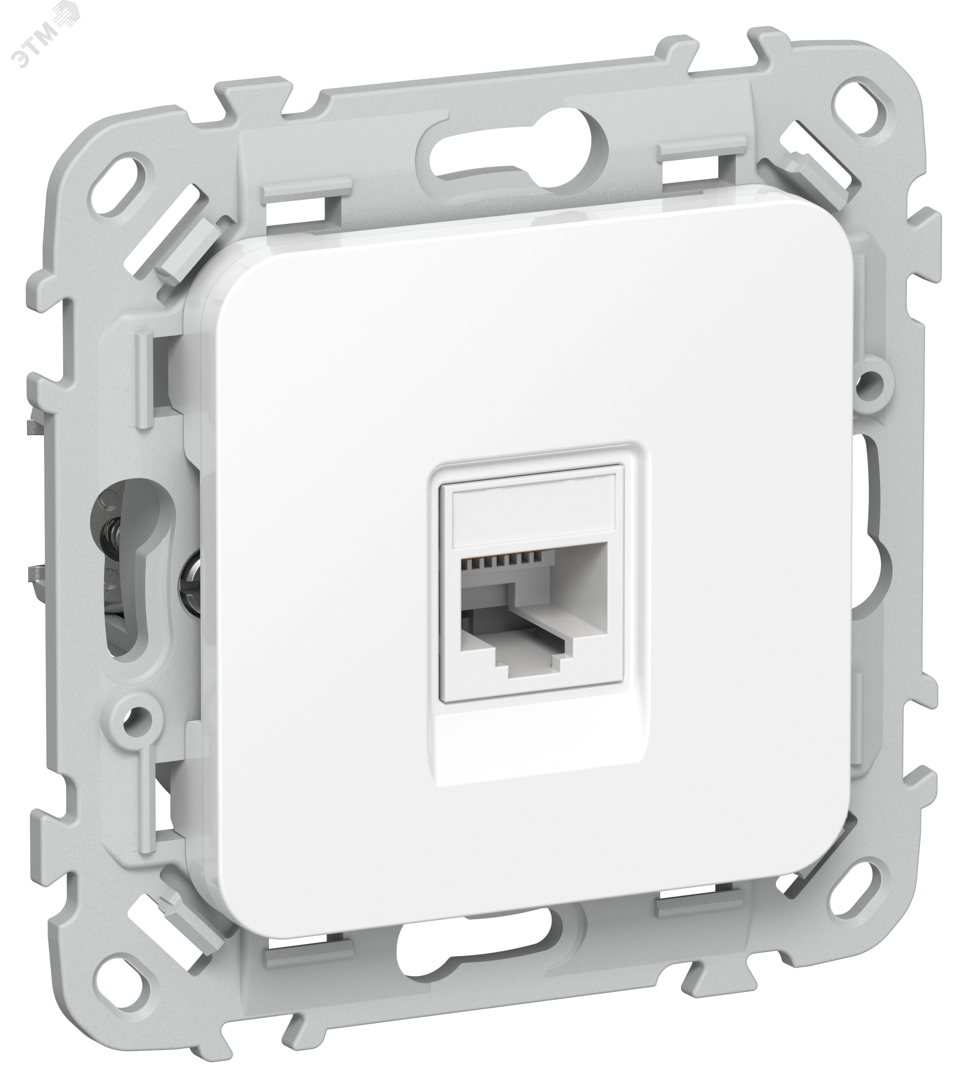 Изображение товара FLITE Розетка компьютерная RJ45 категории 5Е UTP белая IEK