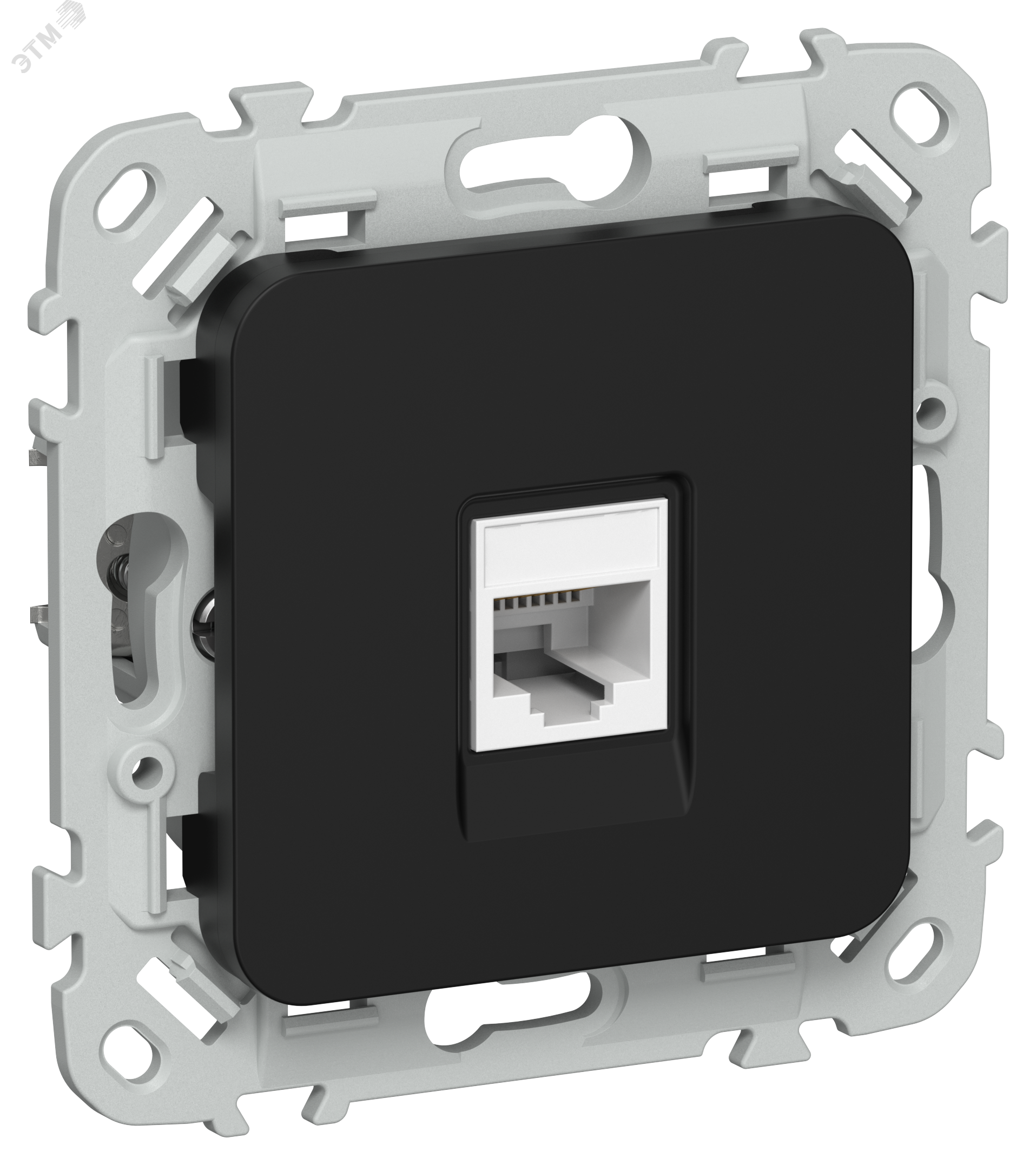 Изображение товара FLITE Розетка компьютерная RJ45 категории 5Е черный IEK